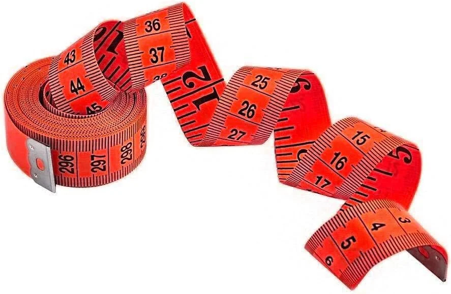 نوار اندازه گیری خیاطی 1.5 متری VersaMarts 2 عددی | خط کش اندازه گیری بدن دو طرفه برای خیاطی | نوار اندازه گیری خیاطی (سبز، قرمز) نوار اندازه گیری خیاطی 1.5 متری VersaMarts 2 عددی | خط کش اندازه گیری بدن دو طرفه برای خیاطی | نوار اندازه گیری خیاطی (سبز، قرمز)