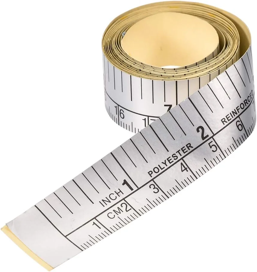 نوار اندازه گیری چسبی uxcell، 60 اینچ، نوار اندازه گیری پوست کنده و چسبنده، مقیاس اینچ/متریک برای میز کار، 2 عدد نوار اندازه گیری چسبی uxcell، 60 اینچ، نوار اندازه گیری پوست کنده و چسبنده، مقیاس اینچ/متریک برای میز کار، 2 عدد