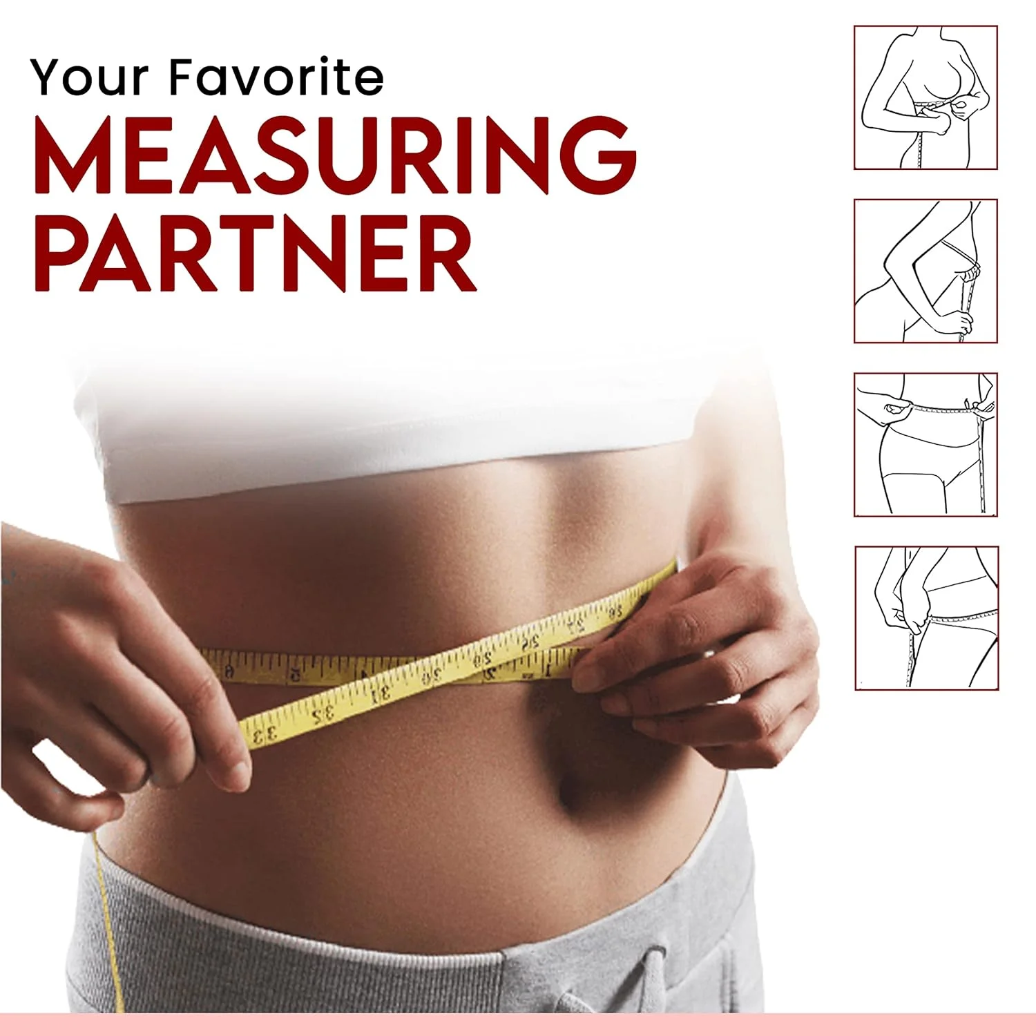 بسته 2 عددی متر خیاطی انعطاف پذیر یونایتد پرایم، متر دقیق با مقیاس دوگانه استاندارد و متریک، متر نرم برای بدن، خیاطی، کاهش وزن، خط کش صنایع دستی 150 سانتی متر / 60 اینچ بسته 2 عددی متر خیاطی انعطاف پذیر یونایتد پرایم، متر دقیق با مقیاس دوگانه استاندارد و متریک، متر نرم برای بدن، خیاطی، کاهش وزن، خط کش صنایع دستی 150 سانتی متر / 60 اینچ