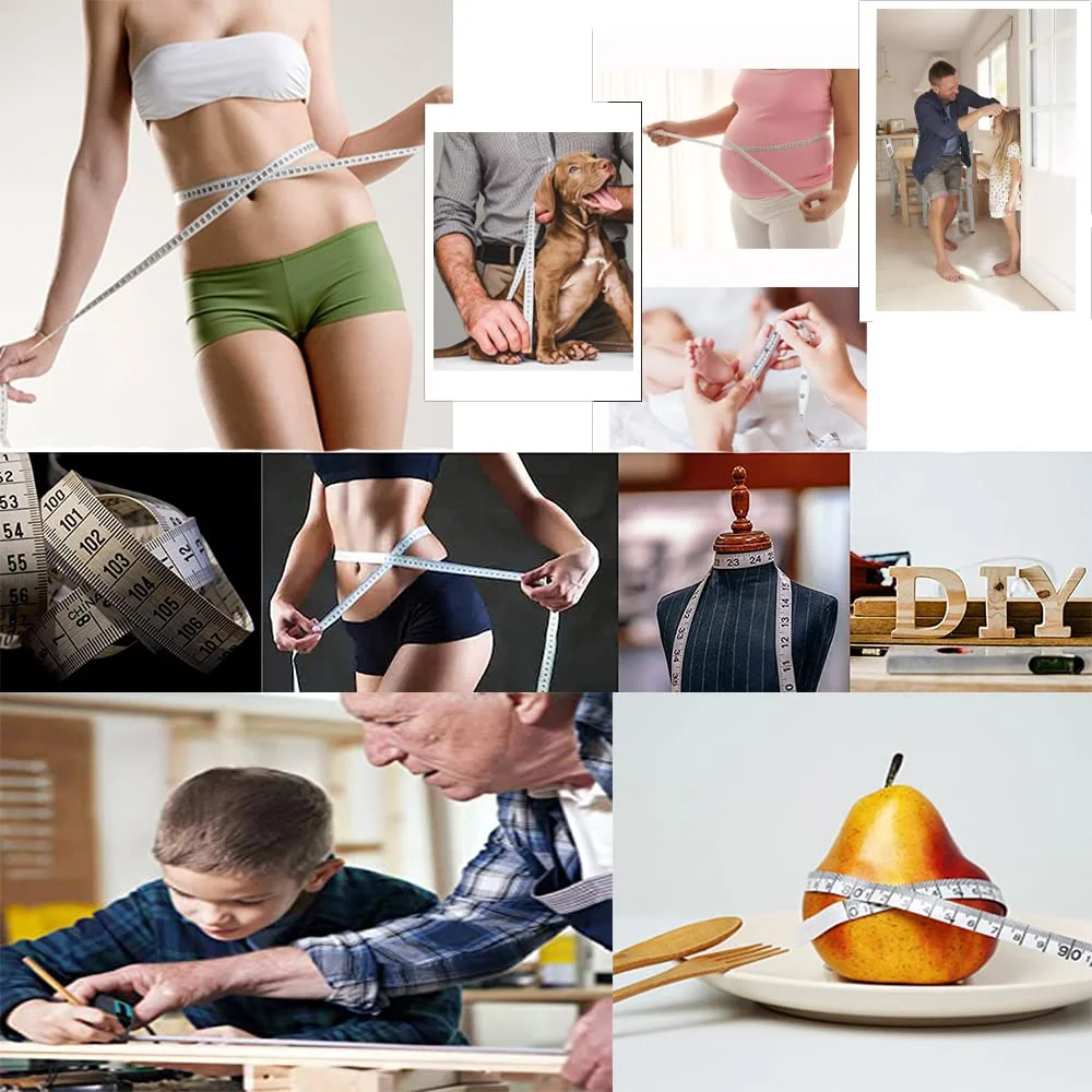 متر خیاطی کارتونی زرد Utoolmart به طول 1.5 متر، متر اندازه گیری جمع شونده نرم دو طرفه برای خیاطی، 1 عدد متر خیاطی کارتونی زرد Utoolmart به طول 1.5 متر، متر اندازه گیری جمع شونده نرم دو طرفه برای خیاطی، 1 عدد