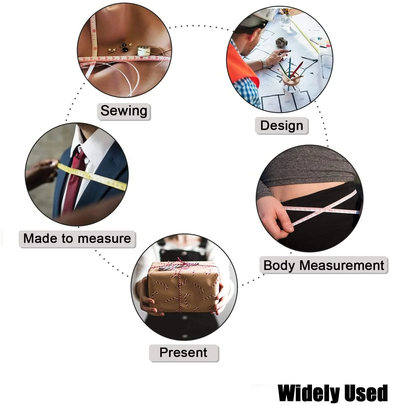 متر خیاطی کارتونی زرد Utoolmart به طول 1.5 متر، متر اندازه گیری جمع شونده نرم دو طرفه برای خیاطی، 1 عدد متر خیاطی کارتونی زرد Utoolmart به طول 1.5 متر، متر اندازه گیری جمع شونده نرم دو طرفه برای خیاطی، 1 عدد