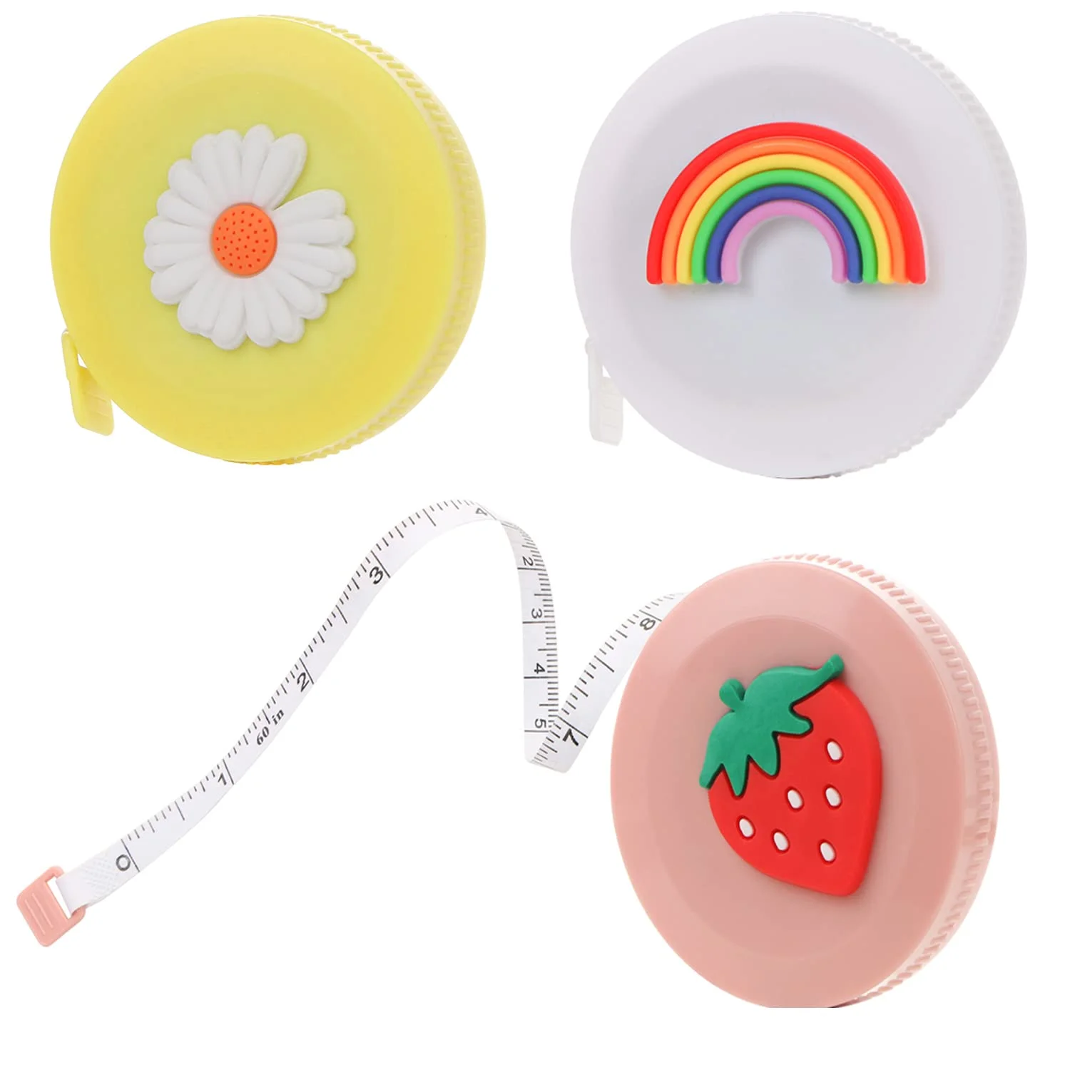 متر خیاطی جمع شونده UHOMENY بسته 3 عددی، متر نواری نرم کارتونی کوچک 60 اینچی برای بدن، متر خیاطی انعطاف پذیر برای خیاطی، ابزار برش، خط کش، اندازه گیری قد، دور کمر، نوار اندازه گیری کاهش وزن متر خیاطی جمع شونده UHOMENY بسته 3 عددی، متر نواری نرم کارتونی کوچک 60 اینچی برای بدن، متر خیاطی انعطاف پذیر برای خیاطی، ابزار برش، خط کش، اندازه گیری قد، دور کمر، نوار اندازه گیری کاهش وزن