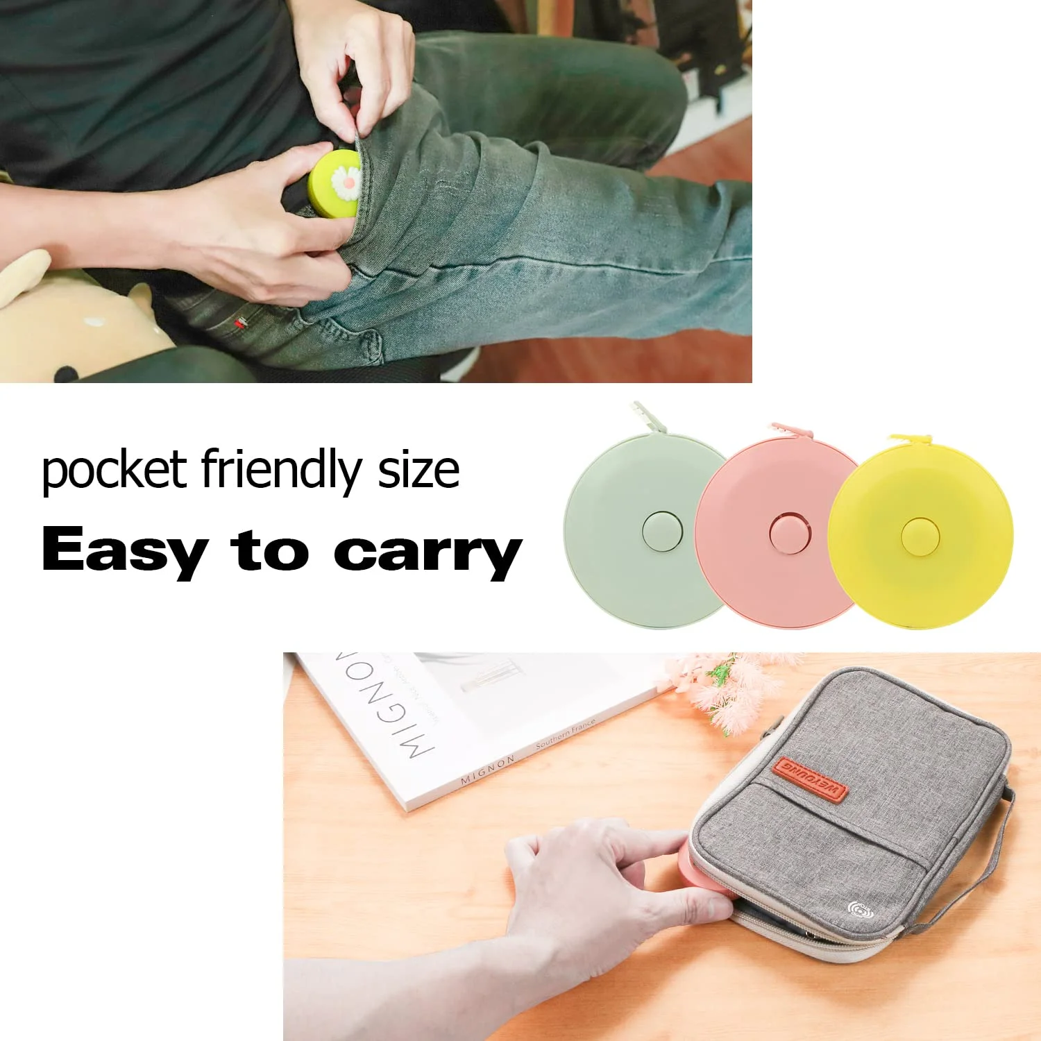 متر خیاطی جمع شونده UHOMENY بسته 3 عددی، متر نواری نرم کارتونی کوچک 60 اینچی برای بدن، متر خیاطی انعطاف پذیر برای خیاطی، ابزار برش، خط کش، اندازه گیری قد، دور کمر، نوار اندازه گیری کاهش وزن متر خیاطی جمع شونده UHOMENY بسته 3 عددی، متر نواری نرم کارتونی کوچک 60 اینچی برای بدن، متر خیاطی انعطاف پذیر برای خیاطی، ابزار برش، خط کش، اندازه گیری قد، دور کمر، نوار اندازه گیری کاهش وزن