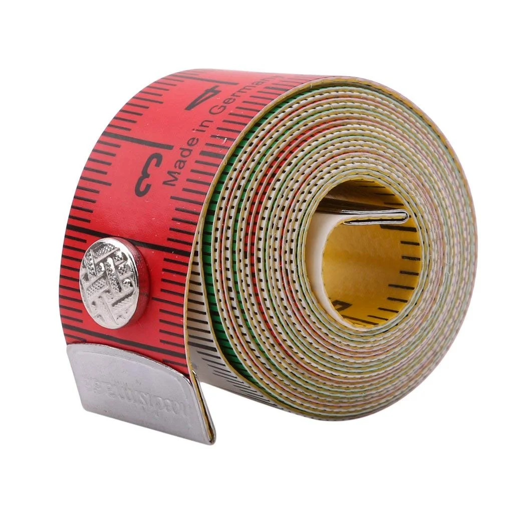 متر خیاطی/اندازه گیری 150 سانتی متری، متر نواری نرم و صاف برای پارچه، دو طرفه با سانتی متر و اینچ