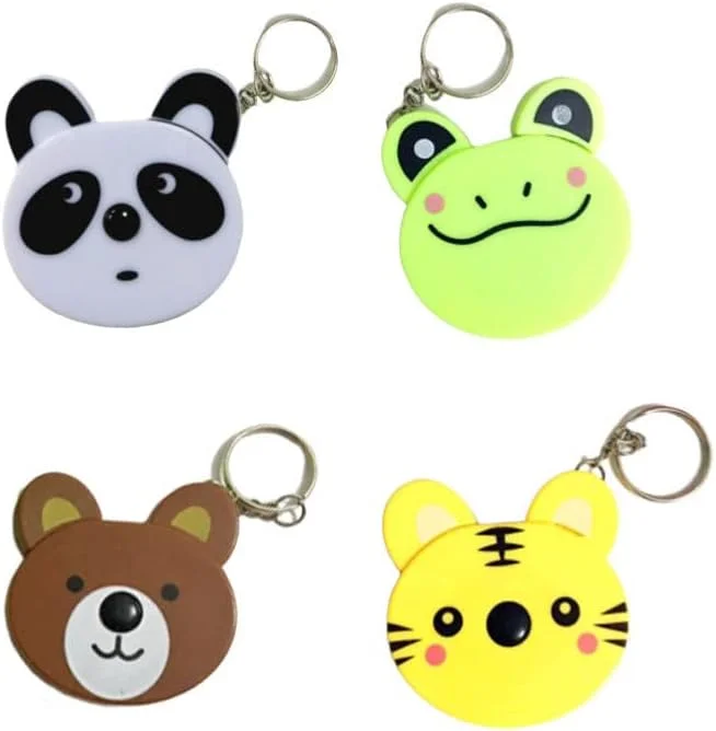 متر نواری جمع شونده: 4 عدد متر اندازه گیری مینیاتوری طرح کارتونی حیوانات برای خیاطی پارچه (طرح تصادفی) متر نواری جمع شونده: 4 عدد متر اندازه گیری مینیاتوری طرح کارتونی حیوانات برای خیاطی پارچه (طرح تصادفی)