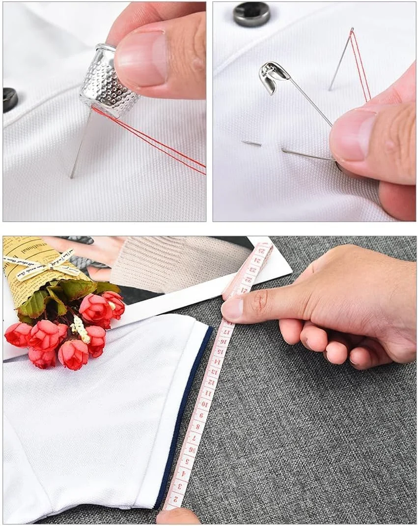 ست خیاطی هدیه کریسمس برای مادربزرگ، مادر، بزرگسالان، کودکان، مبتدی، مسافر، موارد اضطراری، لوازم خیاطی قابل حمل شامل متر نواری نرم، قیچی، نخ، سوزن خیاطی و غیره (مشکی) ست خیاطی هدیه کریسمس برای مادربزرگ، مادر، بزرگسالان، کودکان، مبتدی، مسافر، موارد اضطراری، لوازم خیاطی قابل حمل شامل متر نواری نرم، قیچی، نخ، سوزن خیاطی و غیره (مشکی)