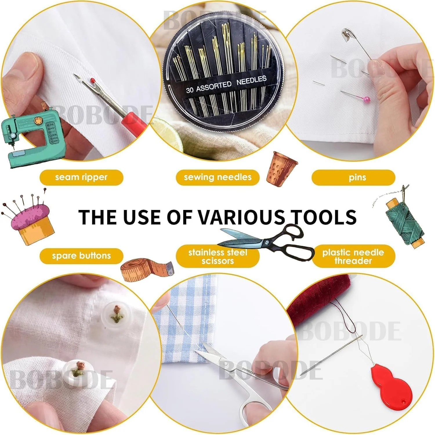 ست خیاطی هدیه کریسمس برای مادربزرگ، مادر، بزرگسالان، کودکان، مبتدی، مسافر، موارد اضطراری، لوازم خیاطی قابل حمل شامل متر نواری نرم، قیچی، نخ، سوزن خیاطی و غیره (مشکی) ست خیاطی هدیه کریسمس برای مادربزرگ، مادر، بزرگسالان، کودکان، مبتدی، مسافر، موارد اضطراری، لوازم خیاطی قابل حمل شامل متر نواری نرم، قیچی، نخ، سوزن خیاطی و غیره (مشکی)