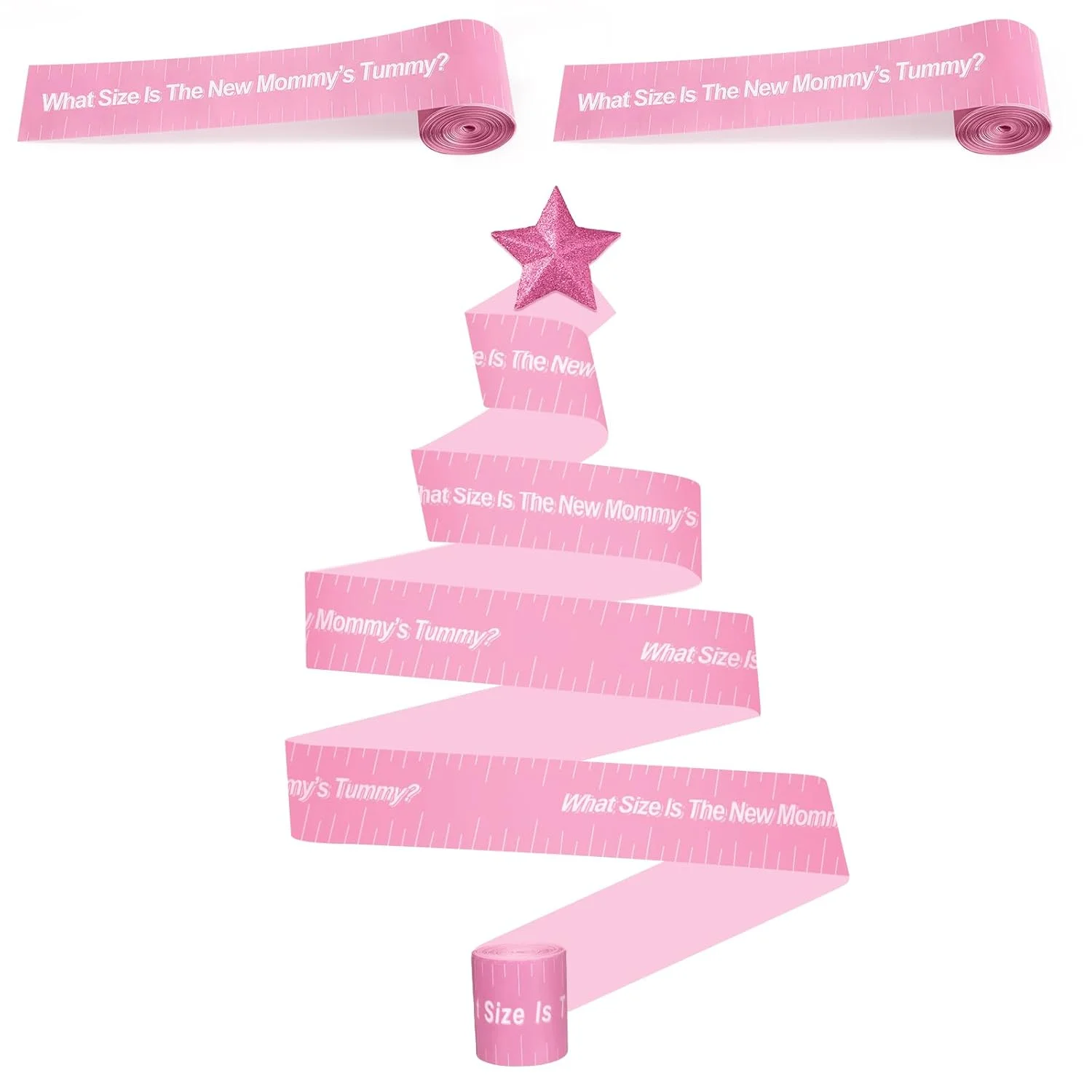 نوار اندازه گیری شکم جشن سیسمونی Sratte، 2 رول، 2 اینچ در 150 فوت، نوار کاغذی بازی اندازه گیری شکم برای لوازم تزئینات جشن سیسمونی (صورتی) نوار اندازه گیری شکم جشن سیسمونی Sratte، 2 رول، 2 اینچ در 150 فوت، نوار کاغذی بازی اندازه گیری شکم برای لوازم تزئینات جشن سیسمونی (صورتی)