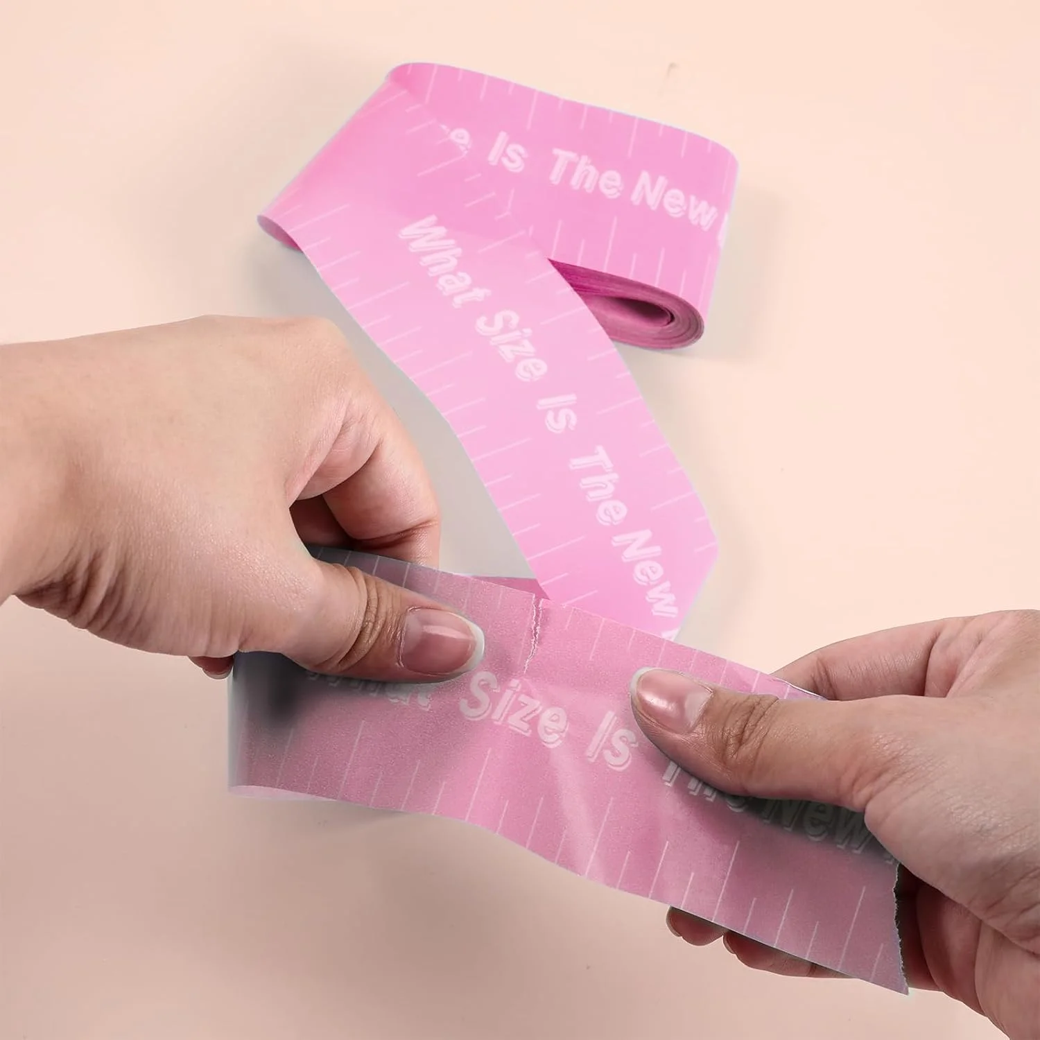 نوار اندازه گیری شکم جشن سیسمونی Sratte، 2 رول، 2 اینچ در 150 فوت، نوار کاغذی بازی اندازه گیری شکم برای لوازم تزئینات جشن سیسمونی (صورتی) نوار اندازه گیری شکم جشن سیسمونی Sratte، 2 رول، 2 اینچ در 150 فوت، نوار کاغذی بازی اندازه گیری شکم برای لوازم تزئینات جشن سیسمونی (صورتی)