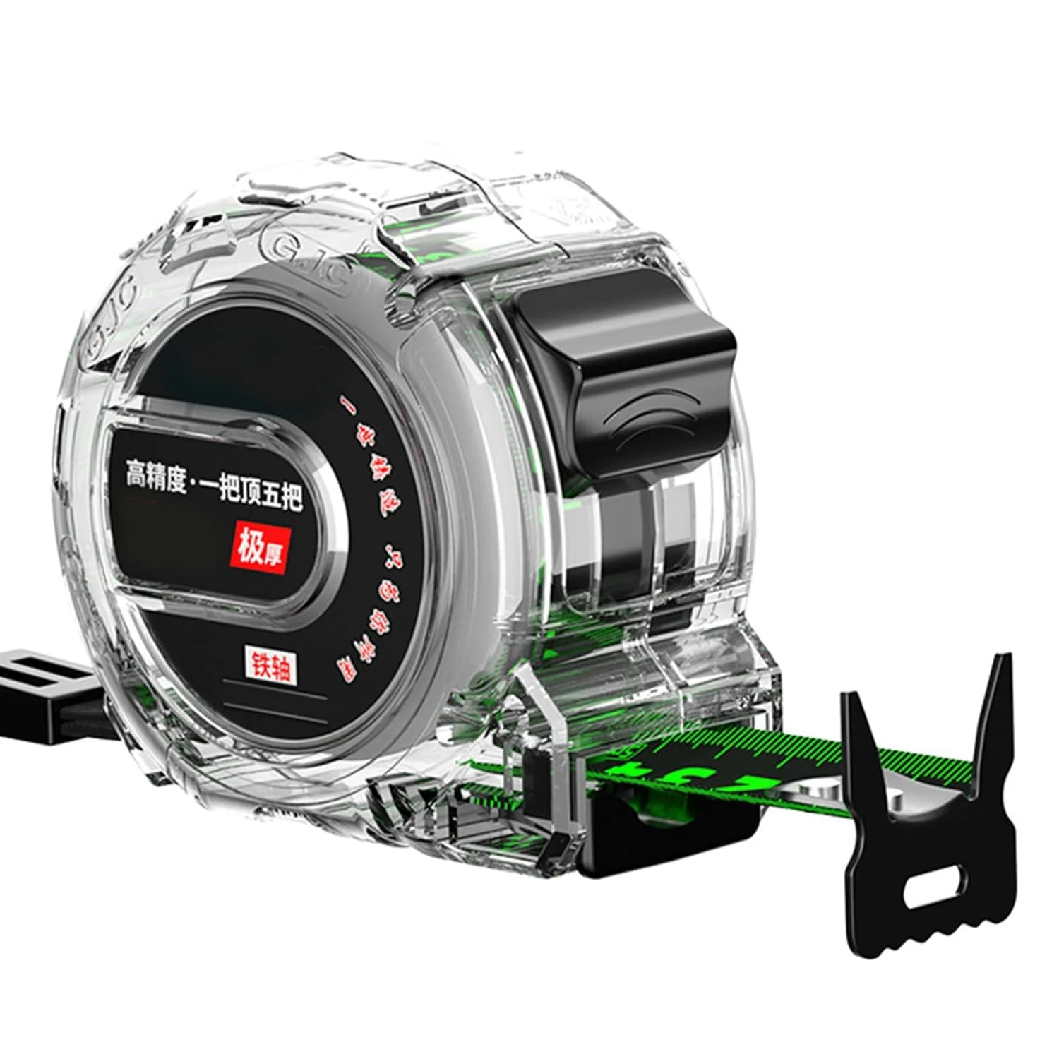 متر نواری استیل ضد زنگ با بدنه شفاف و جعبه نگهداری، ضد خوردگی، بادوام، ابزار اندازه گیری دقیق متر نواری استیل ضد زنگ با بدنه شفاف و جعبه نگهداری، ضد خوردگی، بادوام، ابزار اندازه گیری دقیق