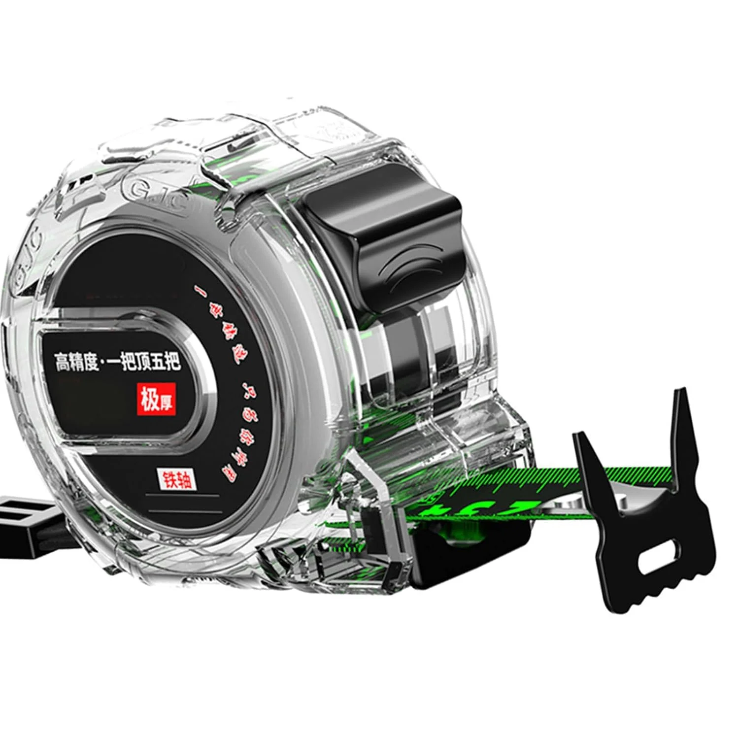 متر نواری استیل ضد زنگ با بدنه شفاف و جعبه نگهداری، ضد خوردگی، بادوام، ابزار اندازه گیری دقیق متر نواری استیل ضد زنگ با بدنه شفاف و جعبه نگهداری، ضد خوردگی، بادوام، ابزار اندازه گیری دقیق