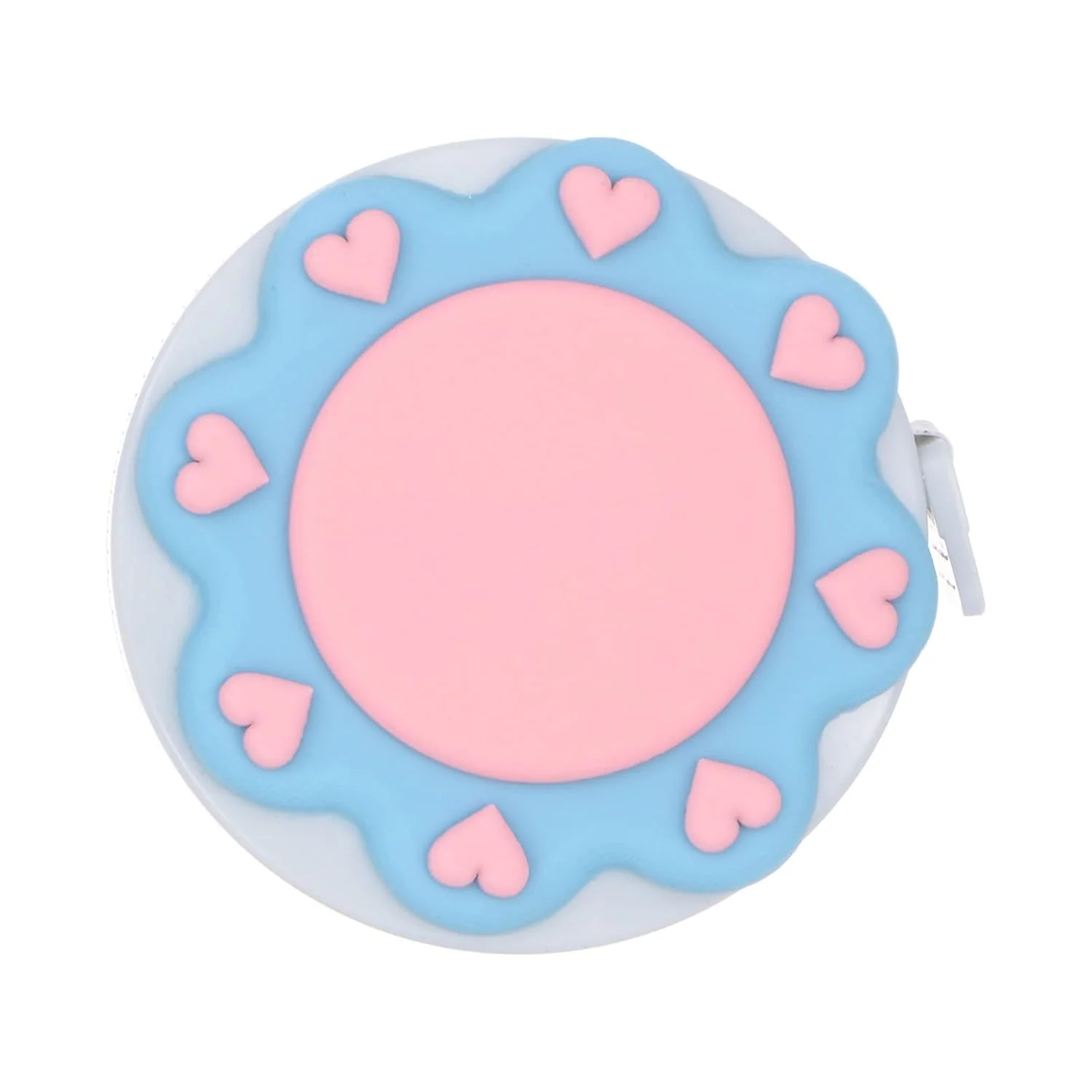 متر خیاطی نرم 150 سانتی متری جمع شونده طرح کارتونی کیان داریا، متر نواری فانتزی و بامزه مناسب خیاطی، اندازه گیری پارچه و سایز بدن، صورتی آبی طرح خورشید