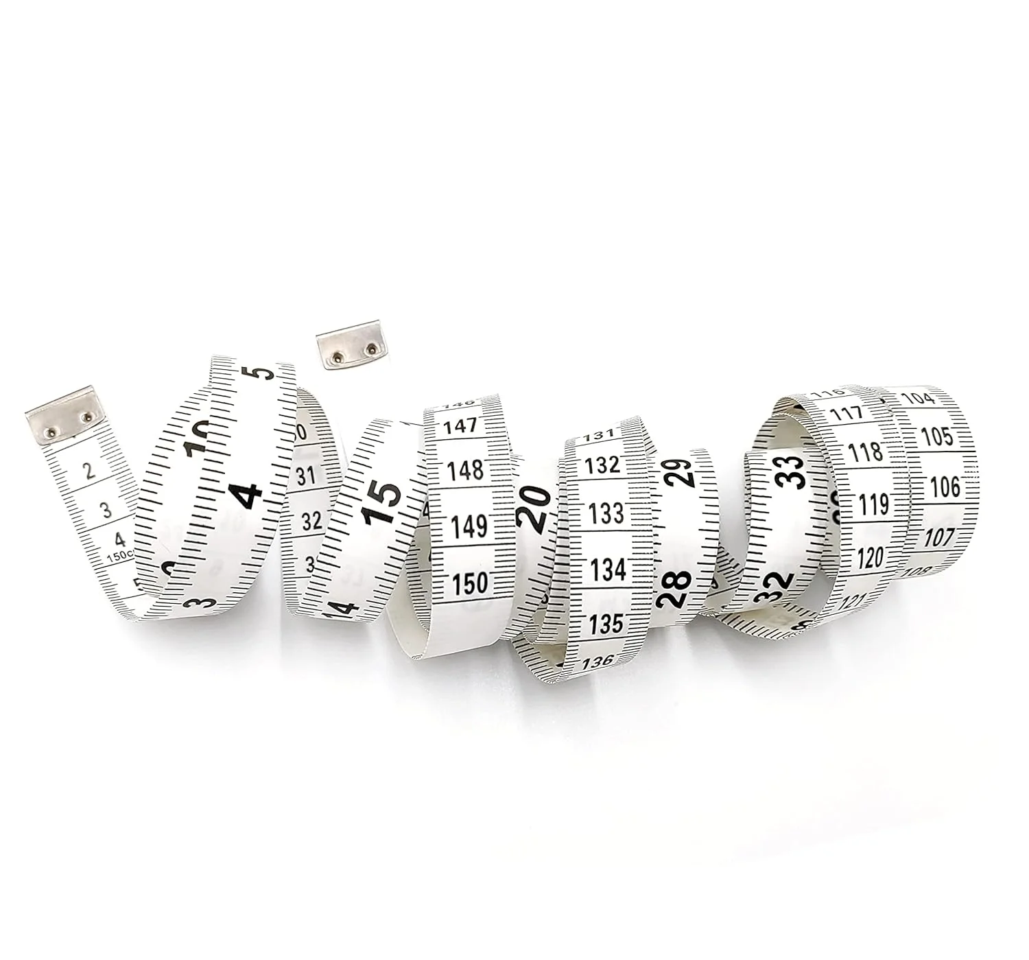 متر خیاطی نرم استامی پلت برای خیاطی، پارچه، کاهش وزن، متر نرم دو طرفه 150 سانتی متری (60 اینچی) (سفید X2) متر خیاطی نرم استامی پلت برای خیاطی، پارچه، کاهش وزن، متر نرم دو طرفه 150 سانتی متری (60 اینچی) (سفید X2)