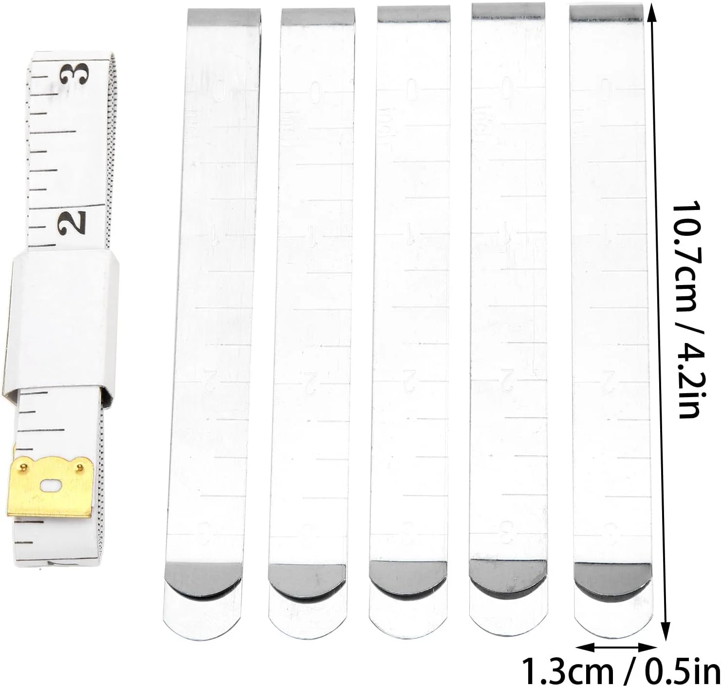 گیره های خیاطی استیل ضد زنگ، مجموعه گیره های اندازه گیری نوار نرم برای خیاطی با اندازه گیری دقیق گیره های خیاطی استیل ضد زنگ، مجموعه گیره های اندازه گیری نوار نرم برای خیاطی با اندازه گیری دقیق