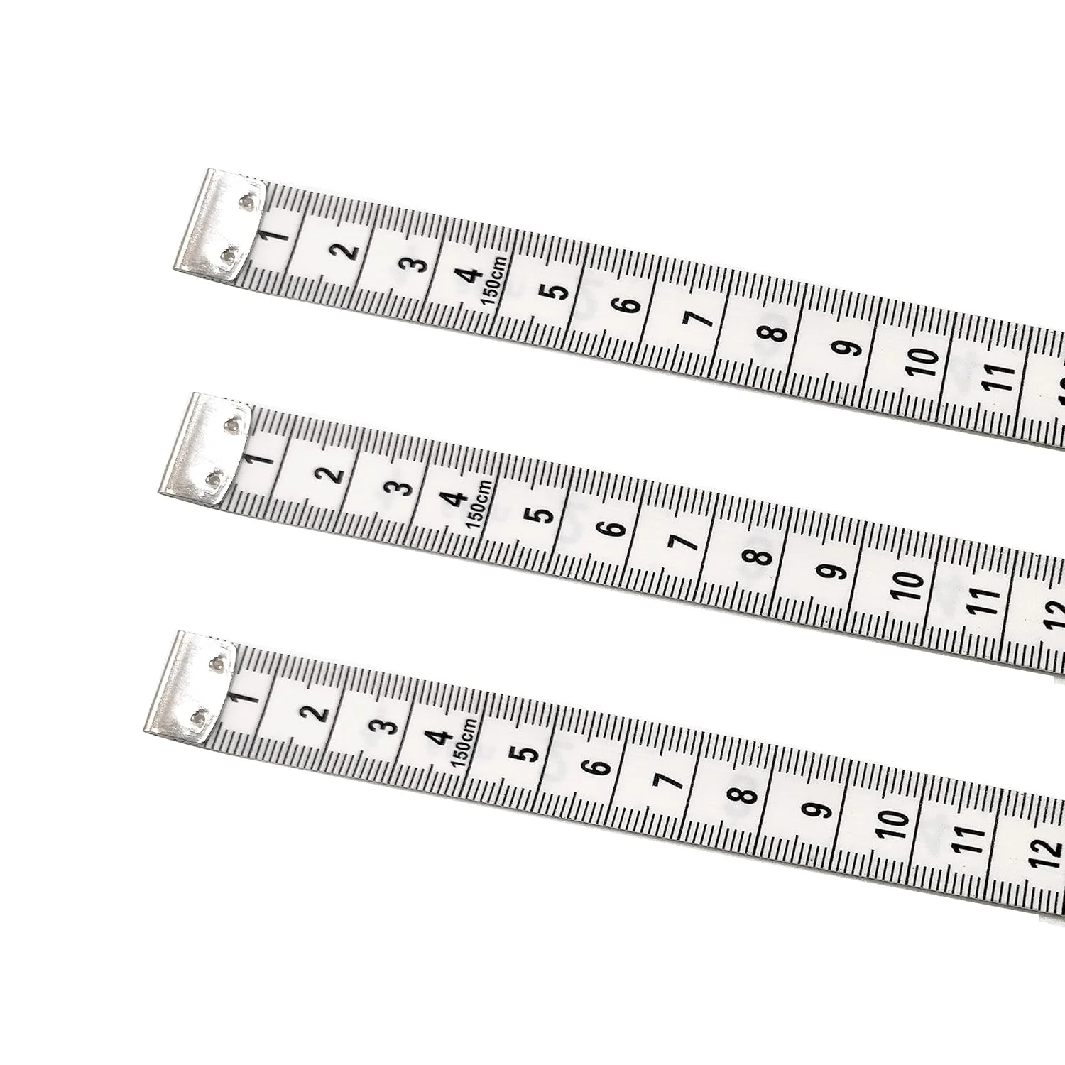 متر خیاطی نرم استامی پلت برای خیاطی، پارچه، کاهش وزن، متر نرم دو طرفه 150 سانتی متری (60 اینچی) (سفید X2) متر خیاطی نرم استامی پلت برای خیاطی، پارچه، کاهش وزن، متر نرم دو طرفه 150 سانتی متری (60 اینچی) (سفید X2)