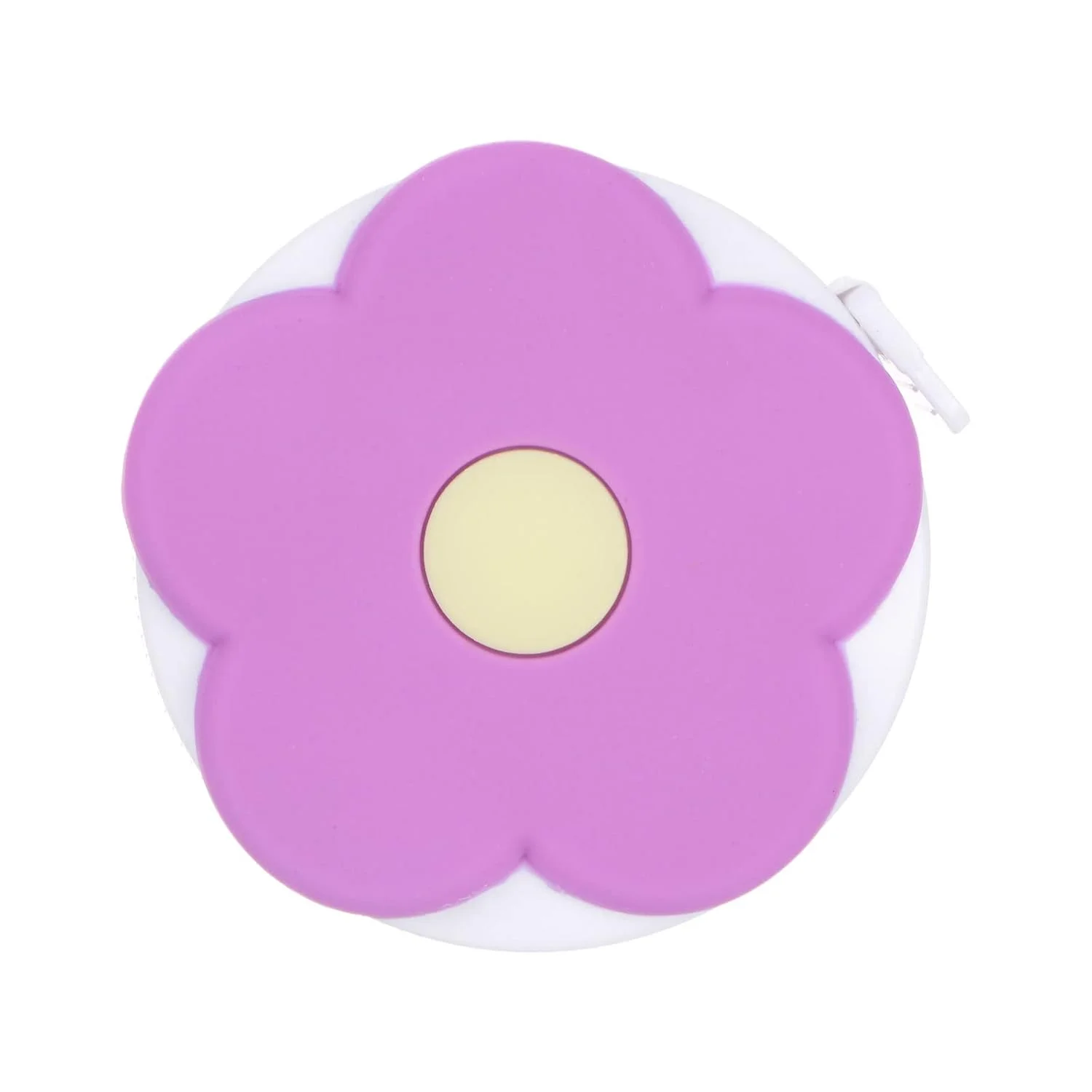 متر خیاطی نرم سورسینگ مپ، 1.5 متری، جمع شونده، طرح کارتونی مینی، متر اندازه گیری فانتزی، مناسب خیاطی، صنایع دستی، اندازه گیری بدن، گل بنفش