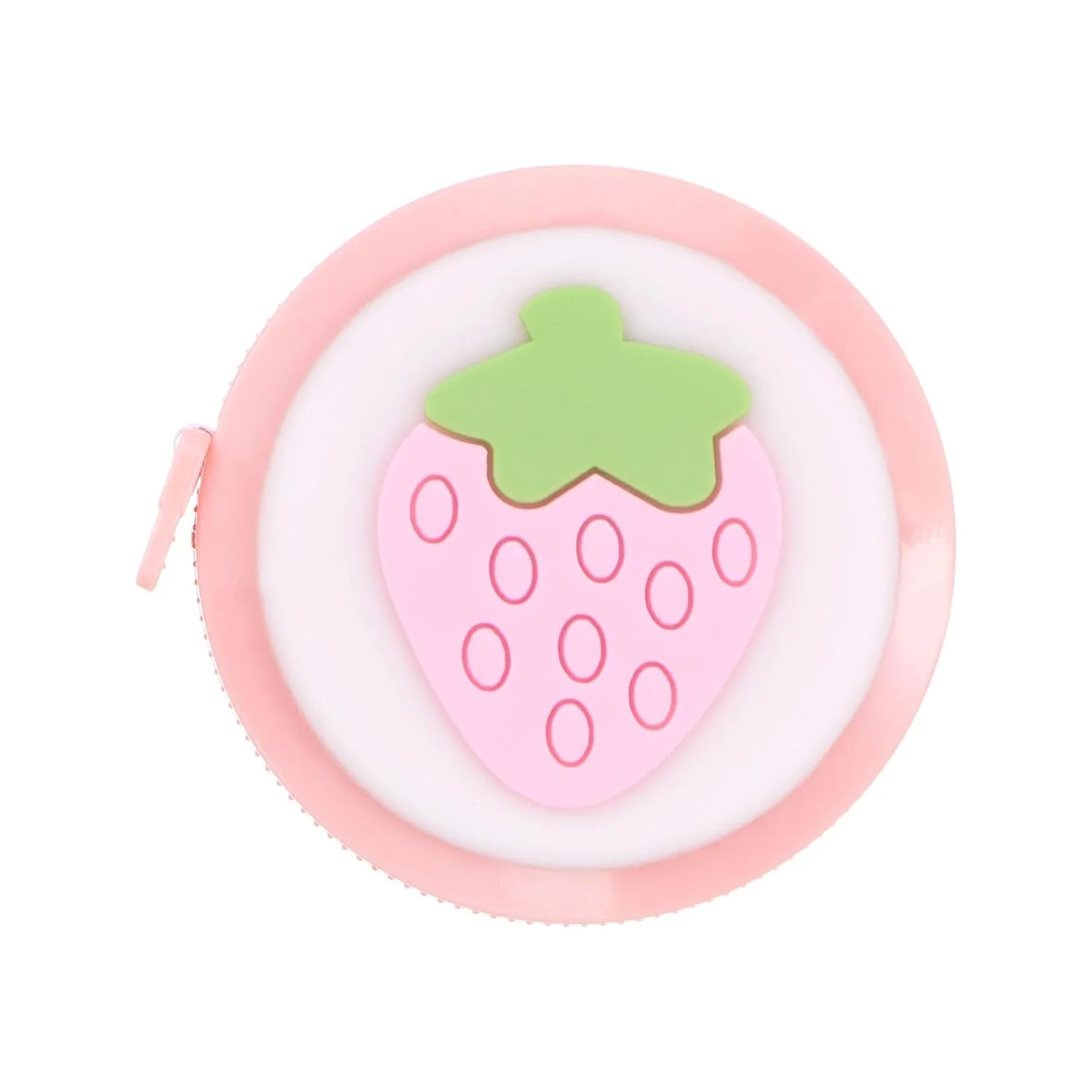 متر خیاطی نرم 1.5 متری جمع شونده طرح کارتونی سورسیینگ مپ، متر نواری بامزه برای اندازه گیری پارچه، خیاطی و بدن، طرح میوه ای صورتی