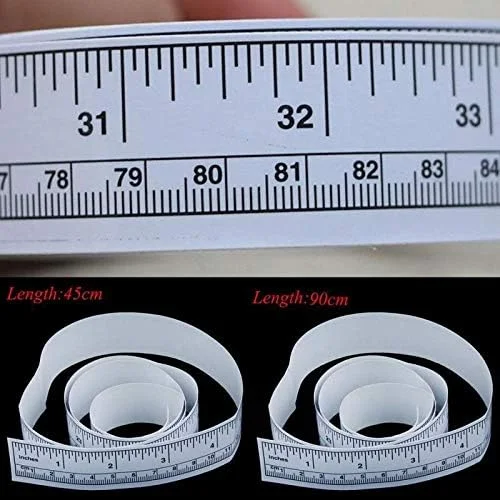 Shandongmt نوار اندازه گیری نرم وینیل متریک 45/90 سانتی متری، چسب خودکار، ابزار خیاطی خانگی 6JC83 (اندازه: 90 سانتی متر) Shandongmt نوار اندازه گیری نرم وینیل متریک 45/90 سانتی متری، چسب خودکار، ابزار خیاطی خانگی 6JC83 (اندازه: 90 سانتی متر)