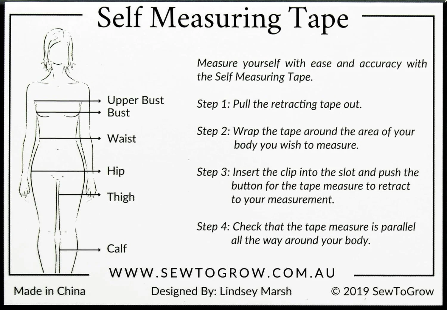 متر خیاطی خودکار Sew To Grow متر خیاطی خودکار Sew To Grow