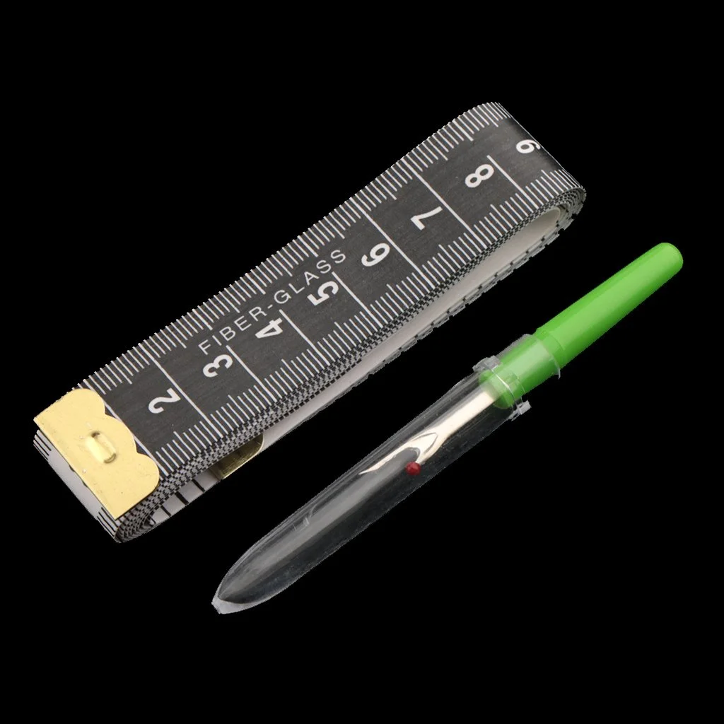 ست خیاطی شامل متر نواری نرم، خط کش خیاطی پارچه، نخ چین و بشکاف، ابزار خیاطی DIY ست خیاطی شامل متر نواری نرم، خط کش خیاطی پارچه، نخ چین و بشکاف، ابزار خیاطی DIY