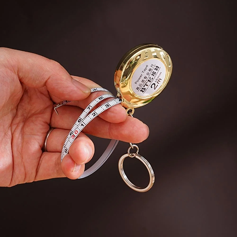 جاکلیدی متر نواری RJSQAQE، متر نواری جمع شونده کوچک کاربردی، متر نواری کوچک 2 متری برای خیاطی و مسافرت جاکلیدی متر نواری RJSQAQE، متر نواری جمع شونده کوچک کاربردی، متر نواری کوچک 2 متری برای خیاطی و مسافرت