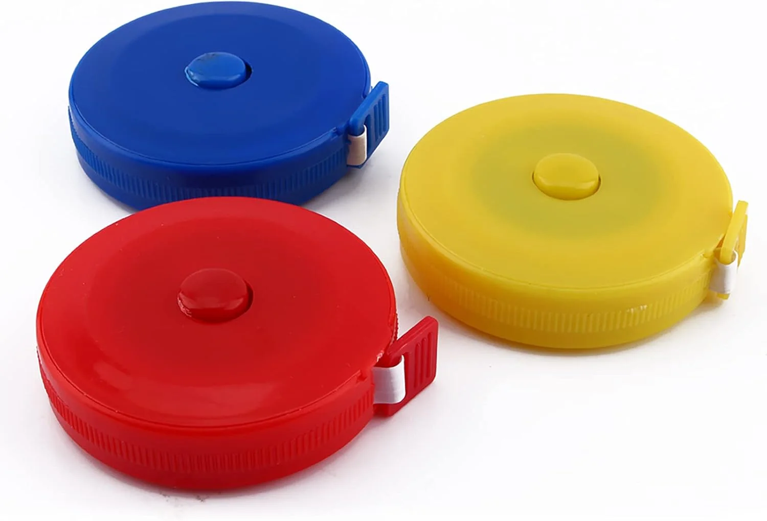 متر خیاطی RvSky، متر نواری نرم جمع شونده قابل حمل، خط کش اندازه گیری بدن انعطاف پذیر دو طرفه 1.5 متری برای خیاطی، پارچه و بافندگی متر خیاطی RvSky، متر نواری نرم جمع شونده قابل حمل، خط کش اندازه گیری بدن انعطاف پذیر دو طرفه 1.5 متری برای خیاطی، پارچه و بافندگی