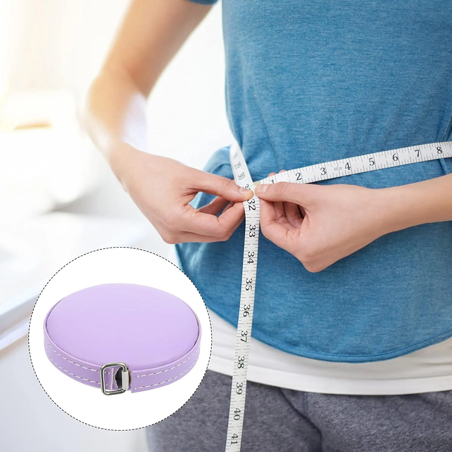 متر خیاطی Scicalife، متر نواری بدنه، متر دکمه ای، متر چرمی PU، مترهای جمع شونده برای خیاطی، خط کش پارچه ای، متر نواری جمع شونده متر خیاطی Scicalife، متر نواری بدنه، متر دکمه ای، متر چرمی PU، مترهای جمع شونده برای خیاطی، خط کش پارچه ای، متر نواری جمع شونده