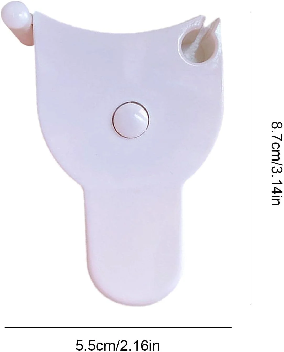 متر خیاطی جمع شونده - متر اندازه گیری دور سینه قابل حمل با دسته - ابزار کوچک اندازه گیری پارچه خیاطی برای اندازه گیری لباس، دور کمر، پرستاری، کاردستی و مسافرت متر خیاطی جمع شونده - متر اندازه گیری دور سینه قابل حمل با دسته - ابزار کوچک اندازه گیری پارچه خیاطی برای اندازه گیری لباس، دور کمر، پرستاری، کاردستی و مسافرت