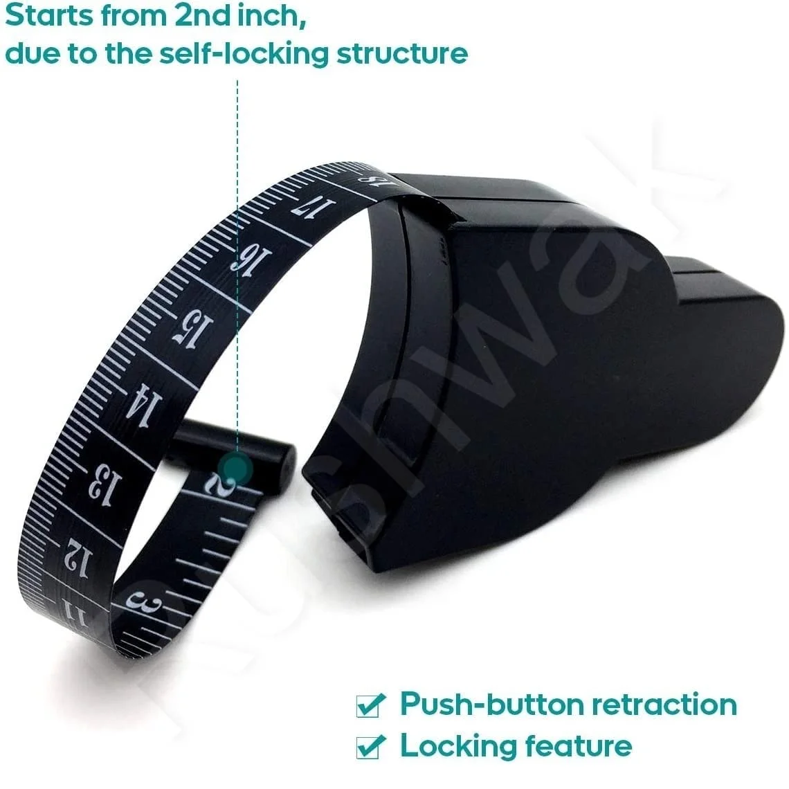 متر خیاطی بدن چند رنگ Rushwak با پین قفل و دکمه فشاری جمع شونده، متر اندازه گیری 150 سانتی متری برای بدن، اندازه گیری چربی، کاهش وزن، خیاطی، نوار خیاطی متر خیاطی بدن چند رنگ Rushwak با پین قفل و دکمه فشاری جمع شونده، متر اندازه گیری 150 سانتی متری برای بدن، اندازه گیری چربی، کاهش وزن، خیاطی، نوار خیاطی