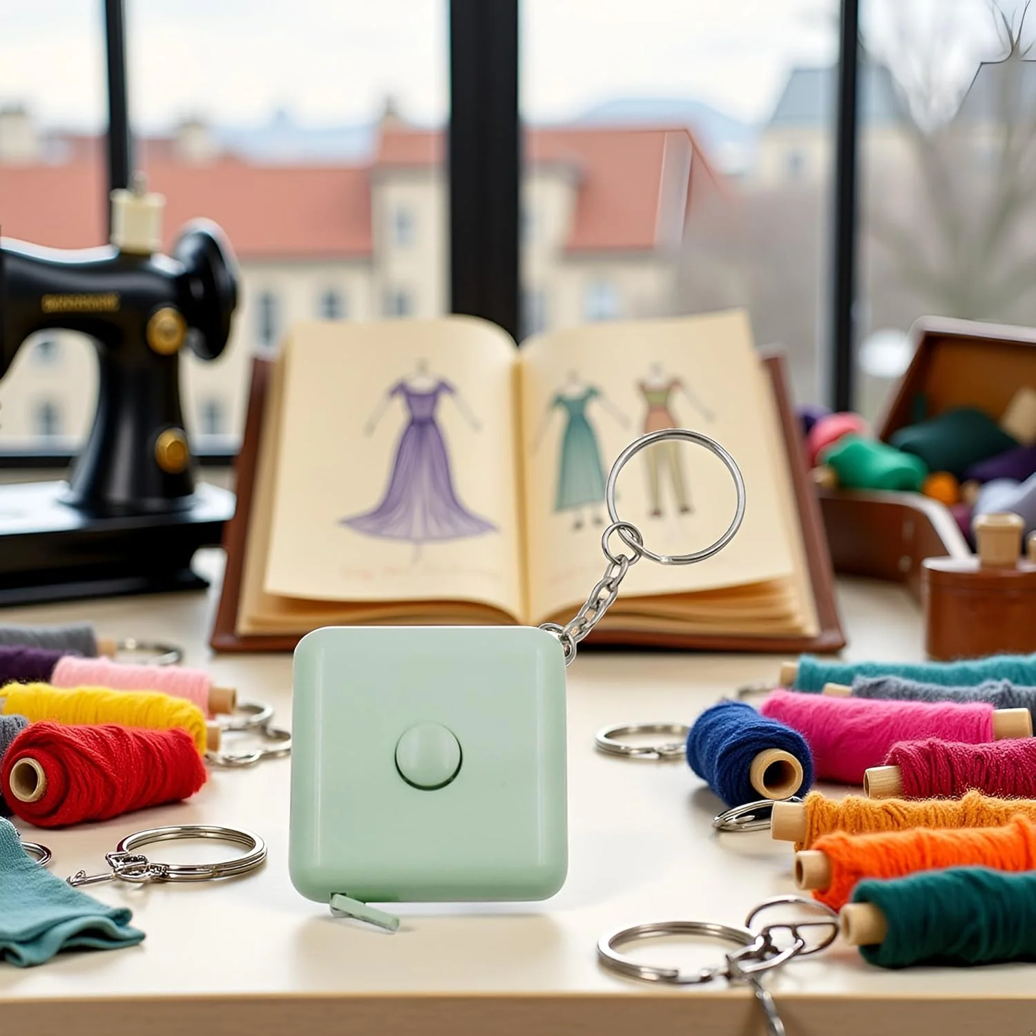 1 عدد متر خیاطی جمع شونده سبز برای خیاطی و صنایع دستی، متر پارچه ای کوچک جمع شونده 60 اینچی برای خیاطی، ملزومات و لوازم خیاطی 1 عدد متر خیاطی جمع شونده سبز برای خیاطی و صنایع دستی، متر پارچه ای کوچک جمع شونده 60 اینچی برای خیاطی، ملزومات و لوازم خیاطی