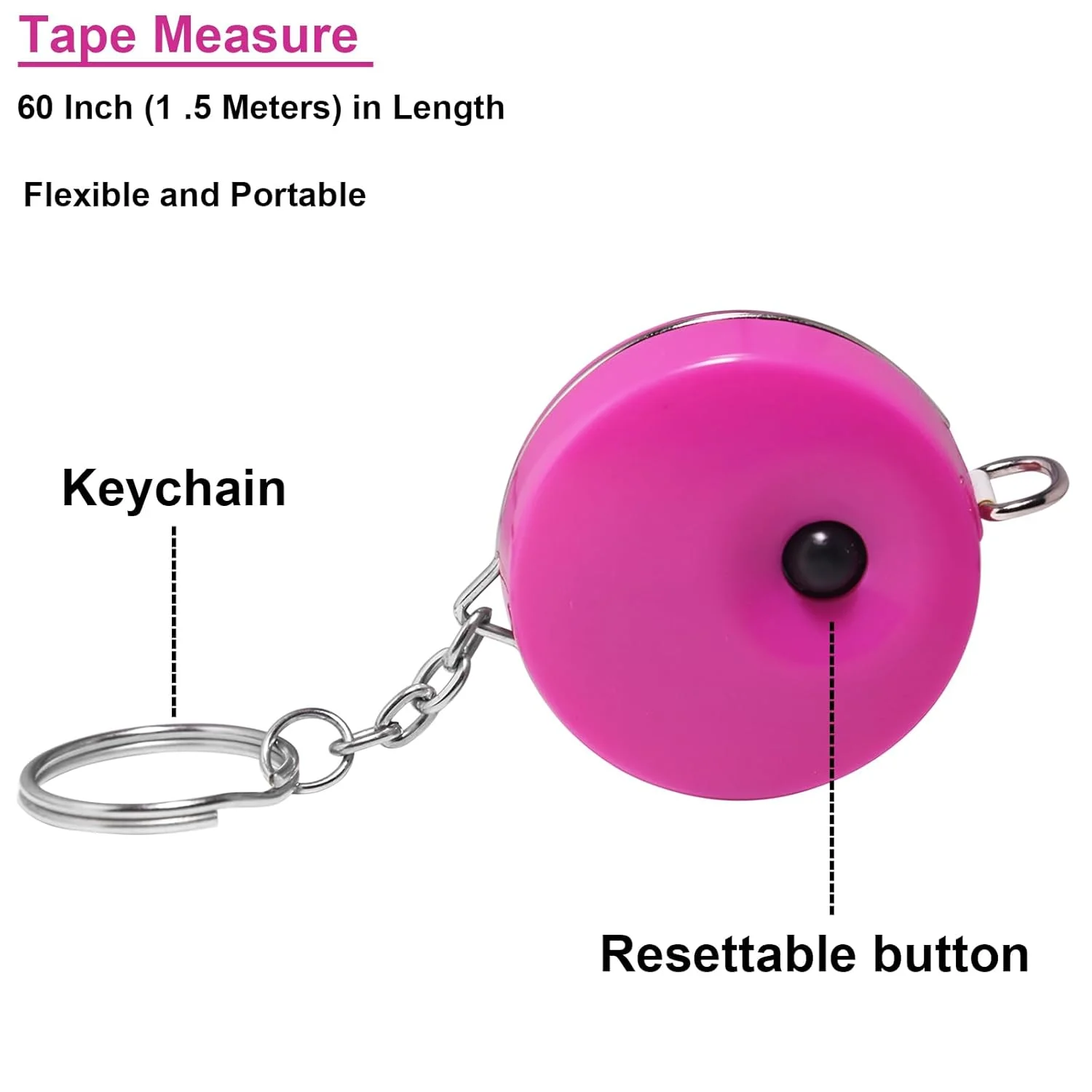 بسته 4 عددی متر نواری جمع شونده بدنه، متر اندازه گیری 1.5 متری/60 اینچی برای اندازه گیری های بدن، مترهای پارچه ای جمع شونده با جاکلیدی، قرمز بسته 4 عددی متر نواری جمع شونده بدنه، متر اندازه گیری 1.5 متری/60 اینچی برای اندازه گیری های بدن، مترهای پارچه ای جمع شونده با جاکلیدی، قرمز