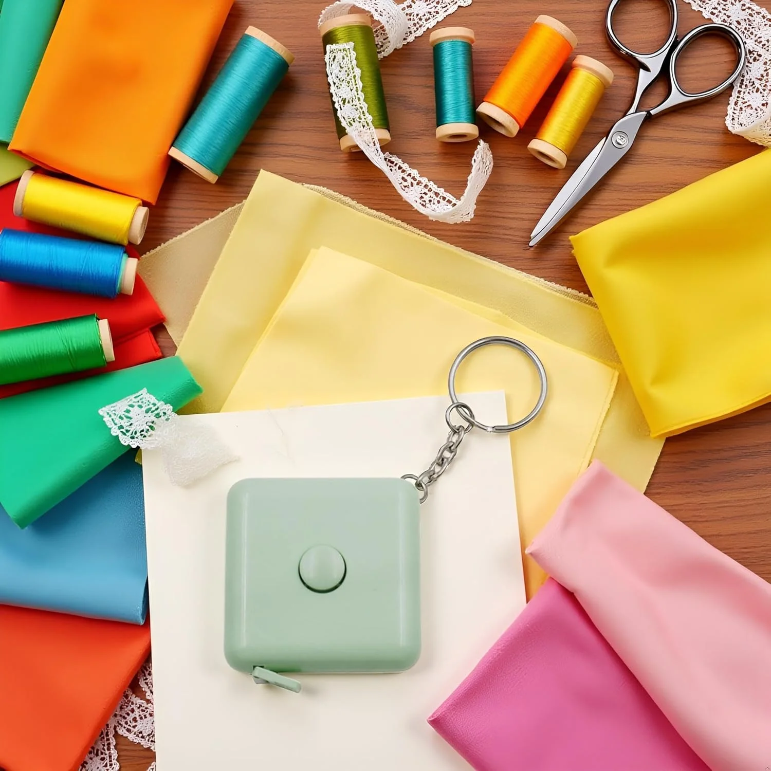 1 عدد متر خیاطی جمع شونده سبز برای خیاطی و صنایع دستی، متر پارچه ای کوچک جمع شونده 60 اینچی برای خیاطی، ملزومات و لوازم خیاطی 1 عدد متر خیاطی جمع شونده سبز برای خیاطی و صنایع دستی، متر پارچه ای کوچک جمع شونده 60 اینچی برای خیاطی، ملزومات و لوازم خیاطی