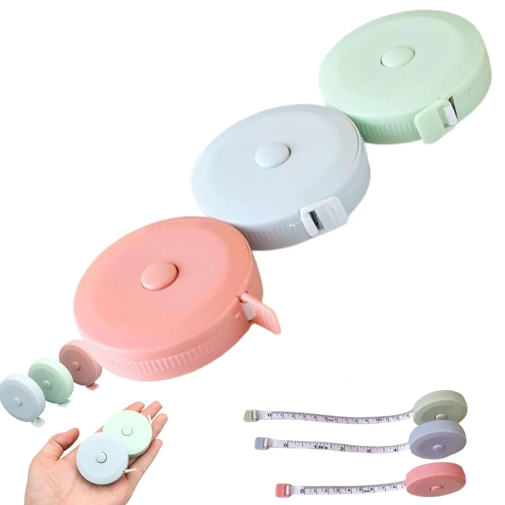 ست متر خیاطی جمع شونده، 150 سانتی متر/60 اینچ، مناسب خیاطی، صنایع دستی و مصارف پزشکی، 3 عددی، سبز/آبی/صورتی (3 عدد) ست متر خیاطی جمع شونده، 150 سانتی متر/60 اینچ، مناسب خیاطی، صنایع دستی و مصارف پزشکی، 3 عددی، سبز/آبی/صورتی (3 عدد)