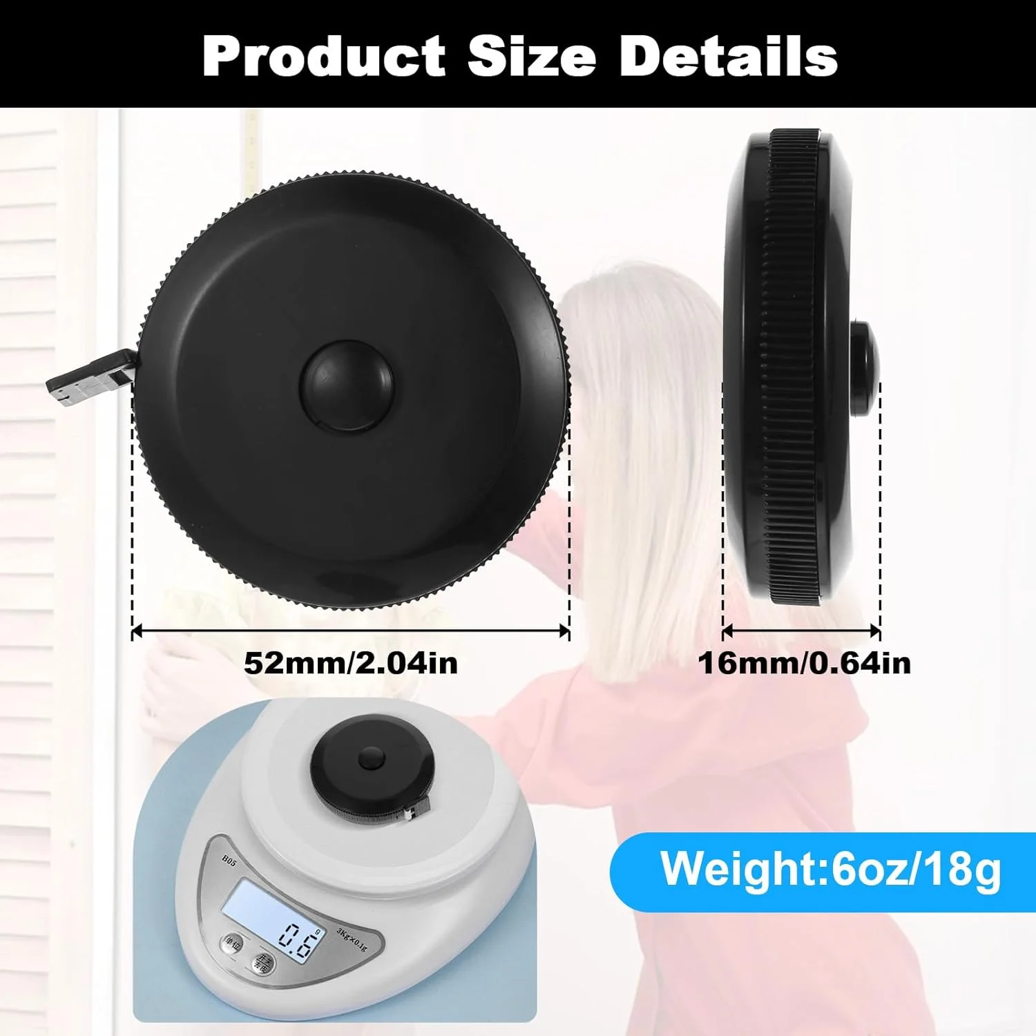 بسته 30 عددی متر خیاطی جمع شونده، متر نواری نرم پارچه ای برای اندازه گیری بدن، خط کش های دو طرفه برای خیاطی، بافندگی، صنایع دستی، اندازه گیری کاهش وزن (مشکی) بسته 30 عددی متر خیاطی جمع شونده، متر نواری نرم پارچه ای برای اندازه گیری بدن، خط کش های دو طرفه برای خیاطی، بافندگی، صنایع دستی، اندازه گیری کاهش وزن (مشکی)