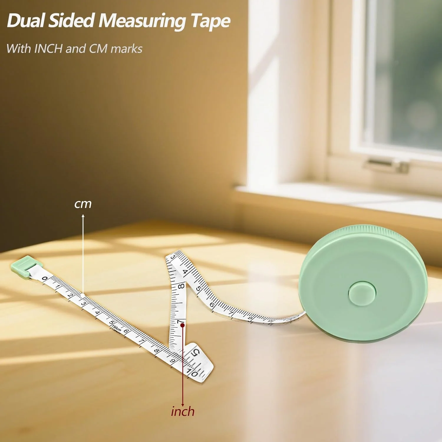 مجموعه 6 عددی متر نواری جمع شونده، 3 عدد متر خیاطی نرم برای اندازه گیری بدن، متر خیاطی دو طرفه 60 اینچی برای پارچه، خیاطی، کاهش وزن و اندازه گیری بدن مجموعه 6 عددی متر نواری جمع شونده، 3 عدد متر خیاطی نرم برای اندازه گیری بدن، متر خیاطی دو طرفه 60 اینچی برای پارچه، خیاطی، کاهش وزن و اندازه گیری بدن