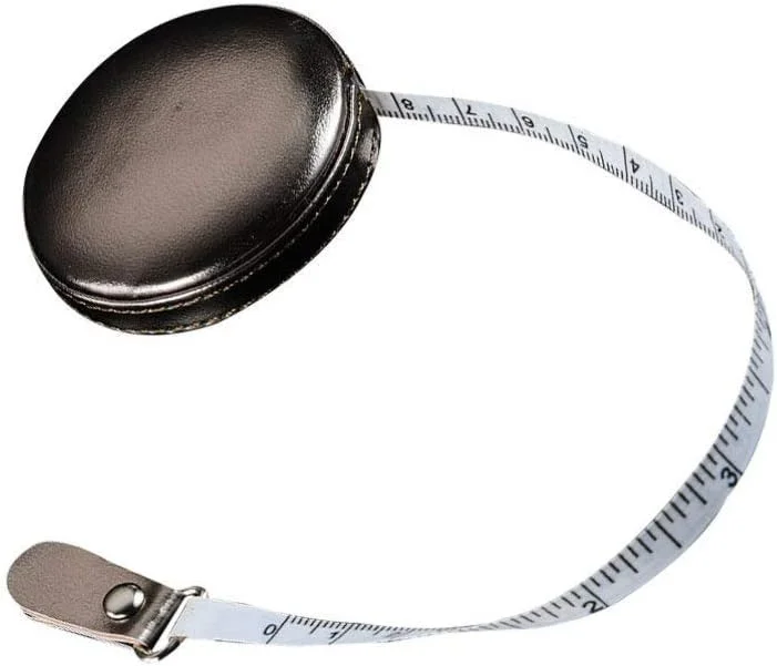متر نواری جمع شونده با قاب چرمی گرد 1 متری، متر اندازه گیری نرم جیبی برای خیاطی، پارچه، خیاطی نقره ای متر نواری جمع شونده با قاب چرمی گرد 1 متری، متر اندازه گیری نرم جیبی برای خیاطی، پارچه، خیاطی نقره ای