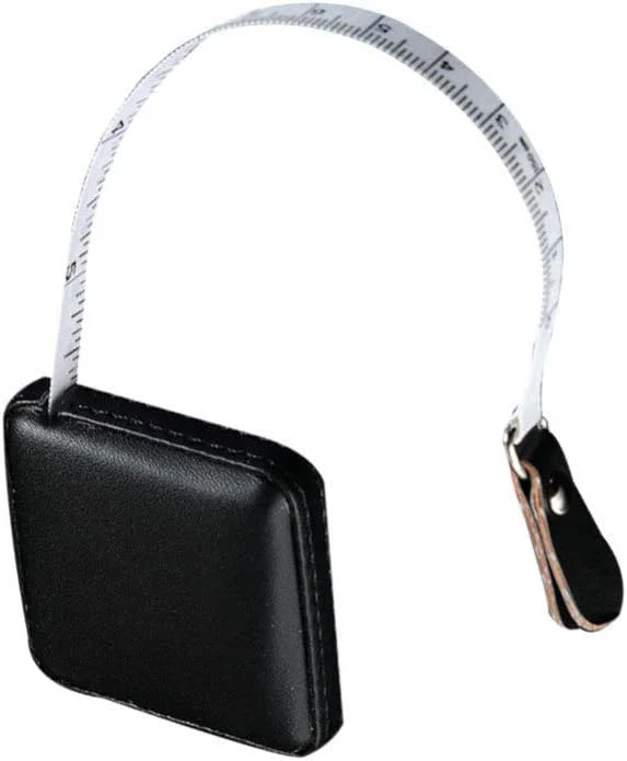 متر خیاطی جمع شونده با روکش چرمی PU، 1 متری / 40 اینچی، نوار اندازه گیری نرم برای خیاطی، دوخت، صنایع دستی، ابزار اندازه گیری پارچه - مشکی متر خیاطی جمع شونده با روکش چرمی PU، 1 متری / 40 اینچی، نوار اندازه گیری نرم برای خیاطی، دوخت، صنایع دستی، ابزار اندازه گیری پارچه - مشکی