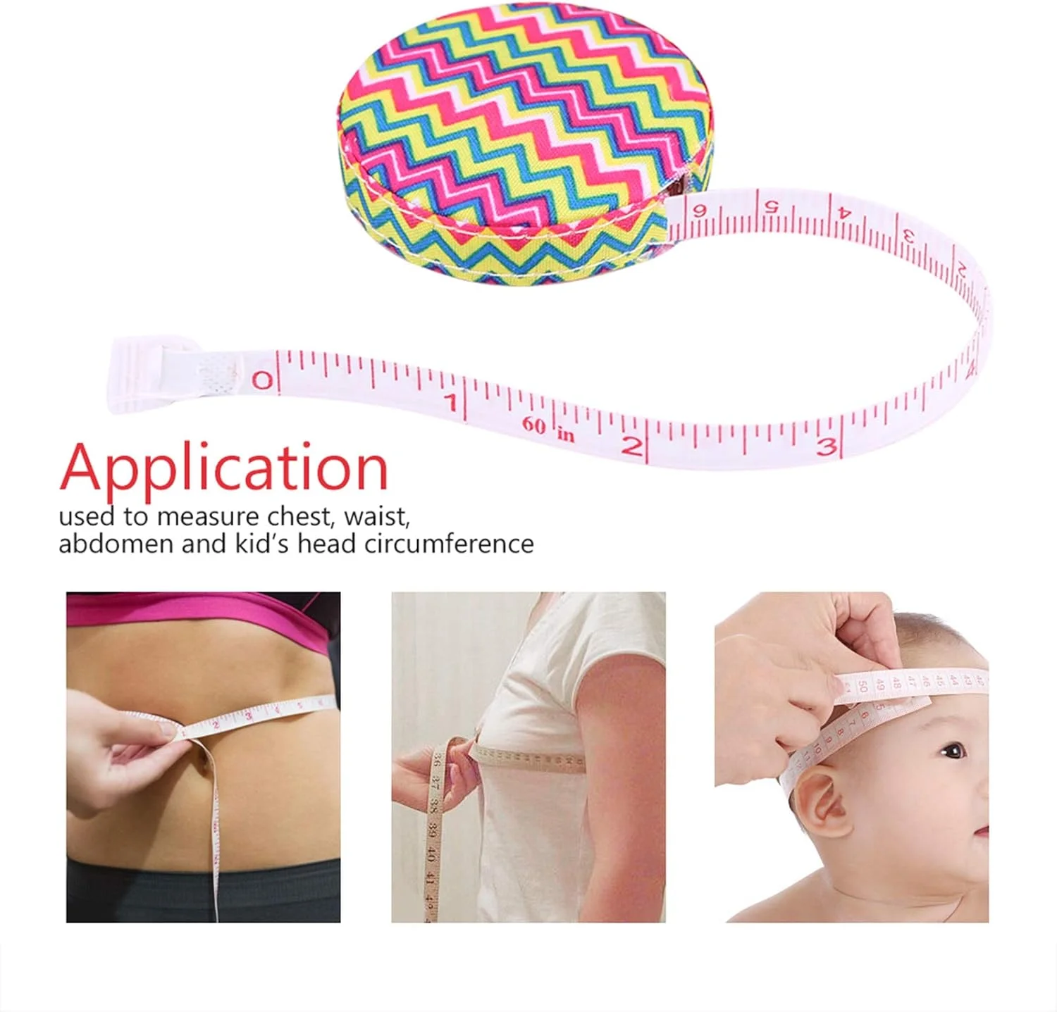 متر خیاطی نرم جمع شونده برای بدن، متر اندازه گیری دو طرفه جیبی خیاطی، خط کش اندازه گیری بدن 150 سانتی متر 60 اینچی، متر اندازه گیری برای خیاطی و دوخت لباس (شماره 1) متر خیاطی نرم جمع شونده برای بدن، متر اندازه گیری دو طرفه جیبی خیاطی، خط کش اندازه گیری بدن 150 سانتی متر 60 اینچی، متر اندازه گیری برای خیاطی و دوخت لباس (شماره 1)