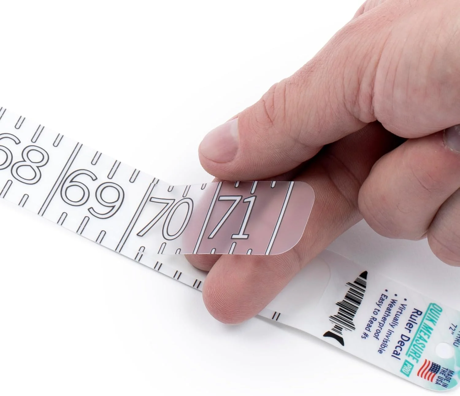 برچسب خط کش قایق 72 اینچی Quik Measure Pro - برچسب و دکال اندازه گیری - نوار اندازه گیری ماهیگیری خود چسب - دکال شفاف برای طول های آسان - ضد آب - ساخت ایالات متحده آمریکا - طراحی شفاف محتاطانه - 72 اینچ برچسب خط کش قایق 72 اینچی Quik Measure Pro - برچسب و دکال اندازه گیری - نوار اندازه گیری ماهیگیری خود چسب - دکال شفاف برای طول های آسان - ضد آب - ساخت ایالات متحده آمریکا - طراحی شفاف محتاطانه - 72 اینچ