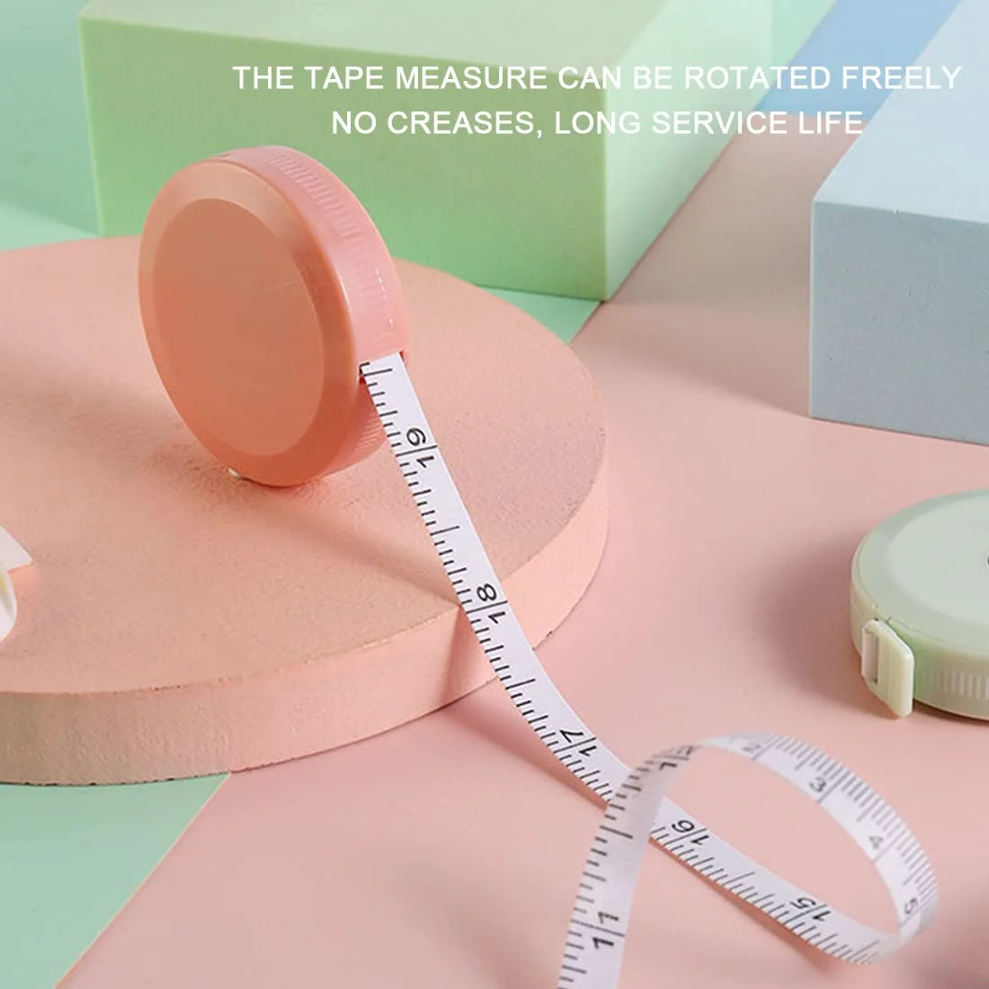 متر نواری REQAG، 2 عدد، متر نواری جمع شونده بدن، متر اندازه گیری بدن برای طول، سینه، کمر و غیره، 150 سانتی متر / 60 اینچ (آبی/صورتی) متر نواری REQAG، 2 عدد، متر نواری جمع شونده بدن، متر اندازه گیری بدن برای طول، سینه، کمر و غیره، 150 سانتی متر / 60 اینچ (آبی/صورتی)