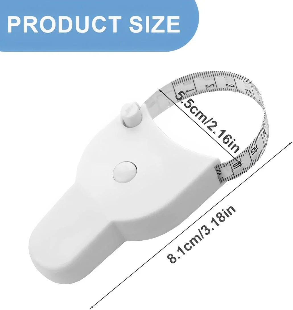متر خیاطی بدن RAMGLYO، متر نواری نرم برای اندازه گیری خیاطی، اندازه گیری بدن، جمع شونده (150 سانتی متر/60 اینچ، سفید+صورتی) متر خیاطی بدن RAMGLYO، متر نواری نرم برای اندازه گیری خیاطی، اندازه گیری بدن، جمع شونده (150 سانتی متر/60 اینچ، سفید+صورتی)
