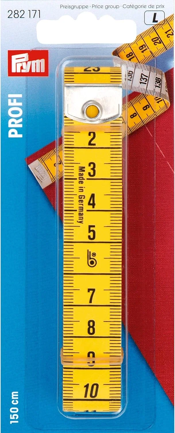 متر خیاطی پروفی 150 سانتی متری Prym متر خیاطی پروفی 150 سانتی متری Prym