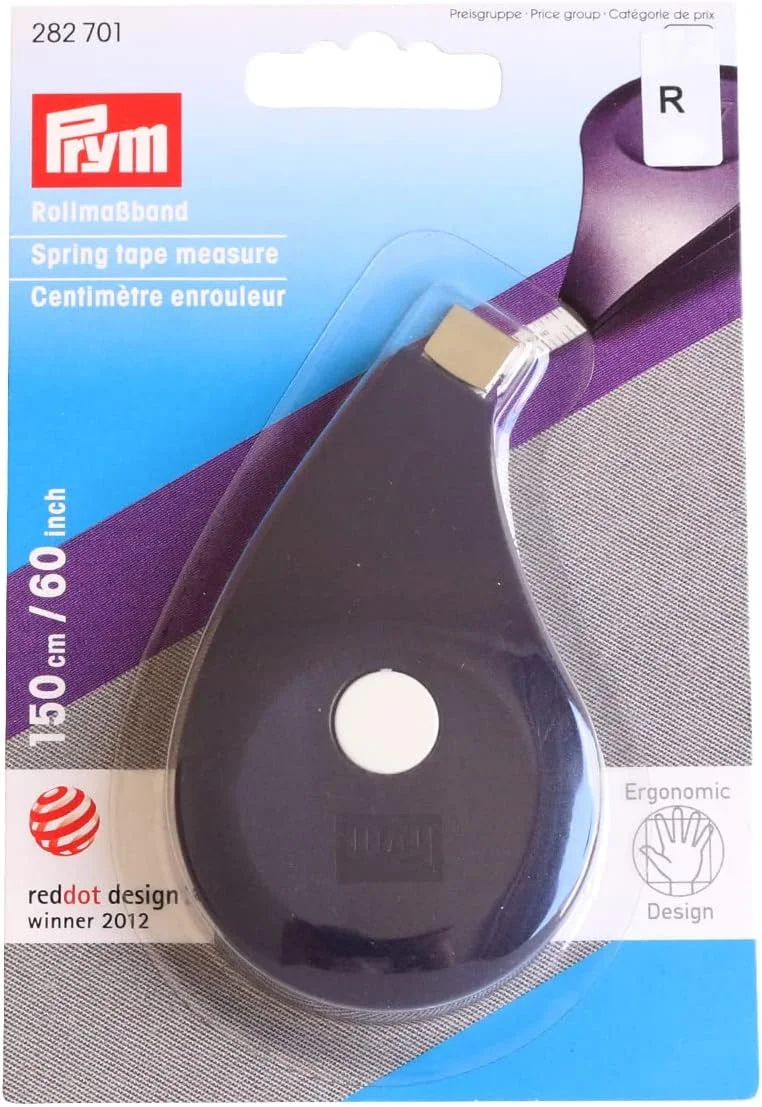 متر خیاطی فنری ارگونومیک 150 سانتی متری Prym متر خیاطی فنری ارگونومیک 150 سانتی متری Prym