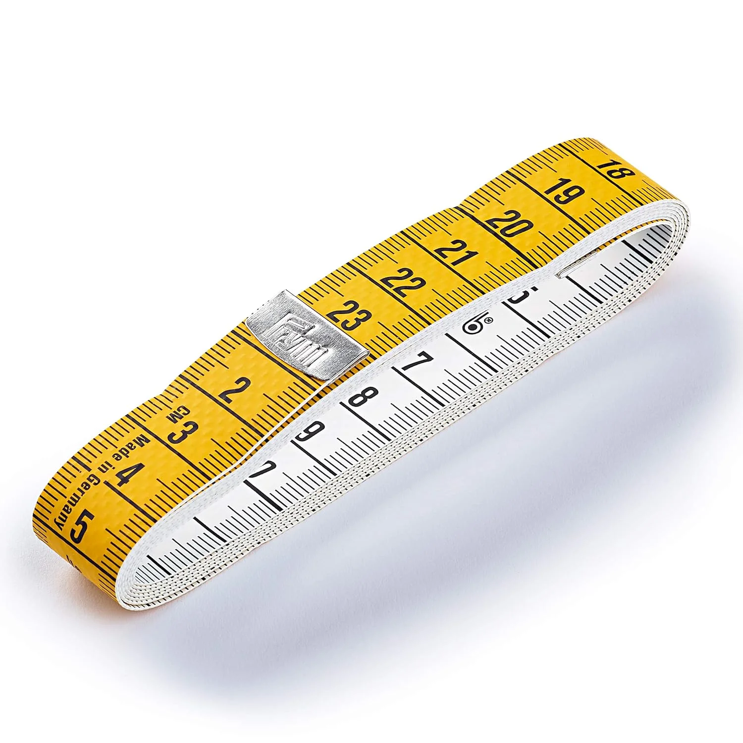 متر خیاطی بچه گانه پریم 150 سانتی متر زرد/سفید مدل 282101