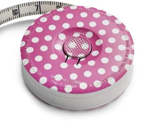 متر خیاطی 150 سانتی متری Prym Love، جنس پلی فیبر، صورتی/سفید متر خیاطی 150 سانتی متری Prym Love، جنس پلی فیبر، صورتی/سفید