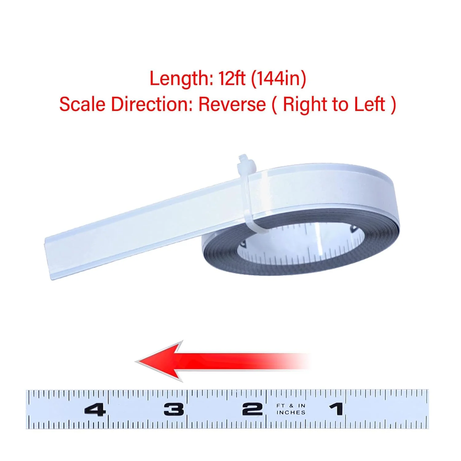 متر نواری خود چسب فولادی کربنی ممتاز قابل برش برای کارهای دقیق متر نواری خود چسب فولادی کربنی ممتاز قابل برش برای کارهای دقیق