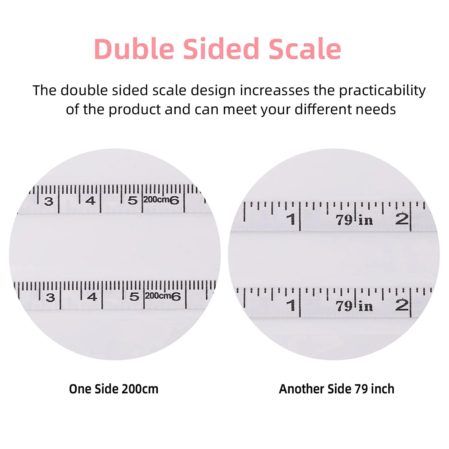متر خیاطی پارچه ای جمع شونده ممتاز - مینی متر 200 سانتی متری، نوار اندازه گیری نرم خیاطی برای اندازه گیری بدن، جمع و جور و خوانا (رنگ های مختلف) متر خیاطی پارچه ای جمع شونده ممتاز - مینی متر 200 سانتی متری، نوار اندازه گیری نرم خیاطی برای اندازه گیری بدن، جمع و جور و خوانا (رنگ های مختلف)