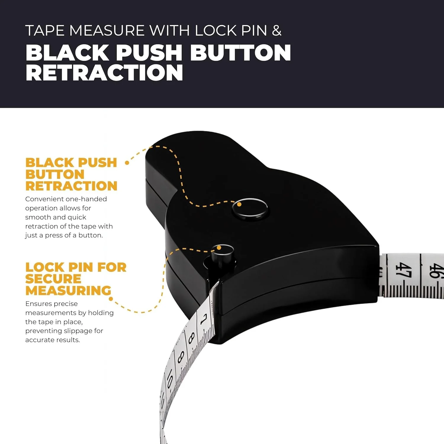 متر نواری دو طرفه انعطاف پذیر پاراکورد پلنت - 60 اینچ (1.5 متر) متر فایبرگلاس - واحدهای استاندارد و متریک متر نواری دو طرفه انعطاف پذیر پاراکورد پلنت - 60 اینچ (1.5 متر) متر فایبرگلاس - واحدهای استاندارد و متریک