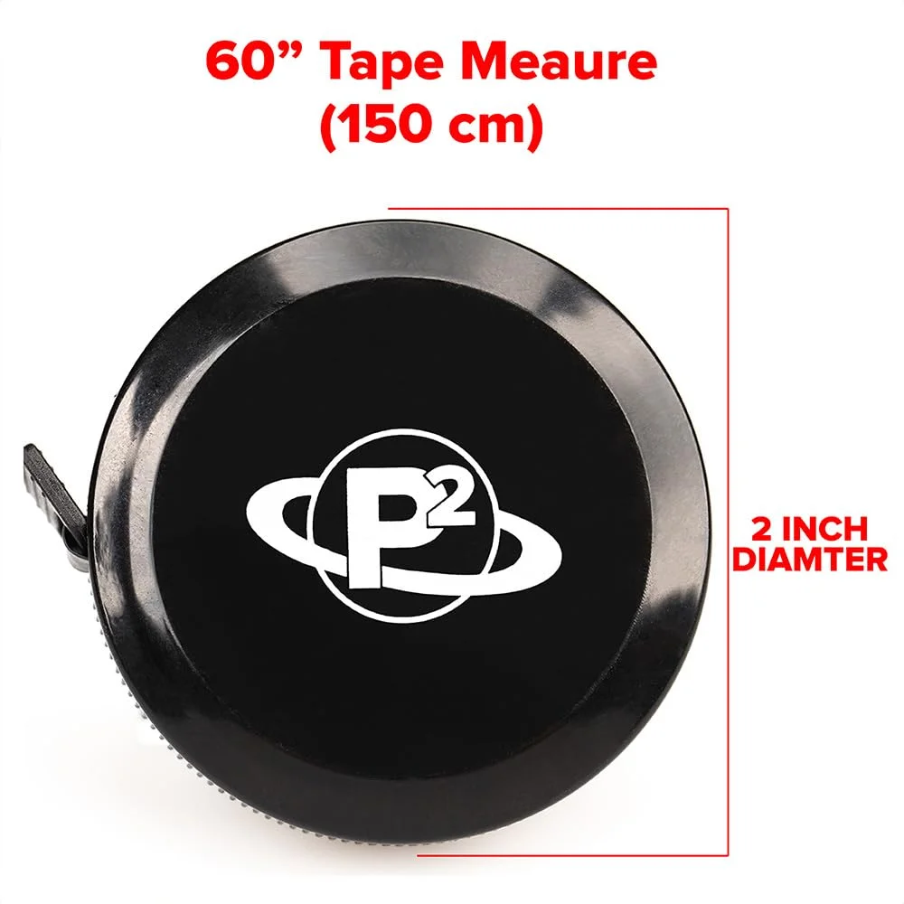 متر نواری دو طرفه انعطاف پذیر پاراکورد پلنت - 60 اینچ (1.5 متر) متر فایبرگلاس - واحدهای استاندارد و متریک