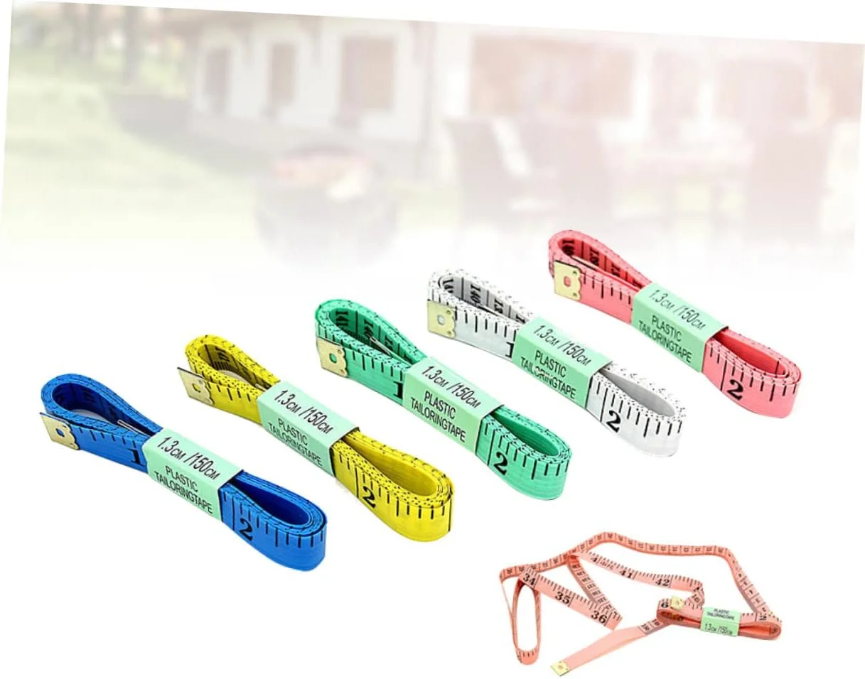 48 عدد پلاستیک گیج اندازه گیری رول خط کش خیاطی خط کش نوار اندازه گیری هدیه کوچک خط کش نرم ابزار اندازه گیری